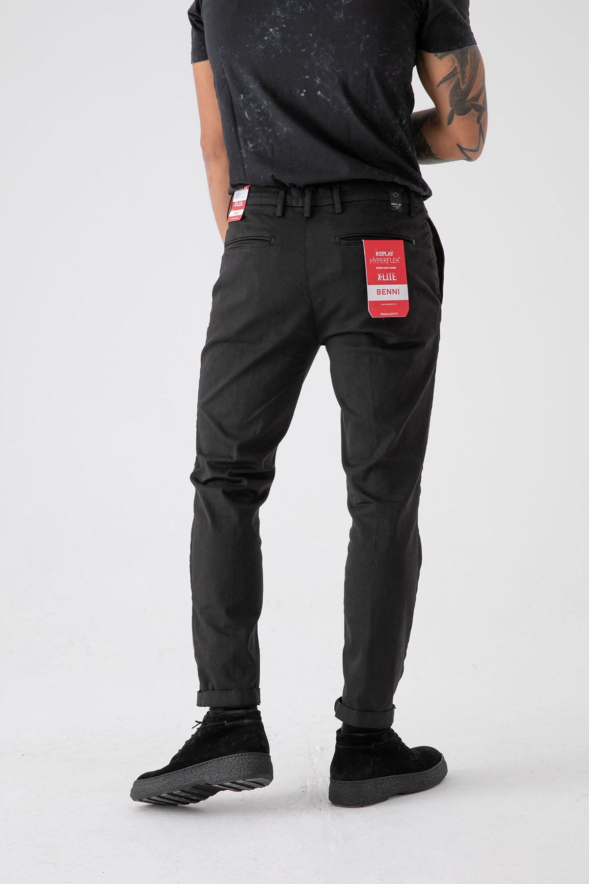 Replay Hyperflex Extra Light Benni Regular Fit Pantolon-Libas Trendy Fashion Store