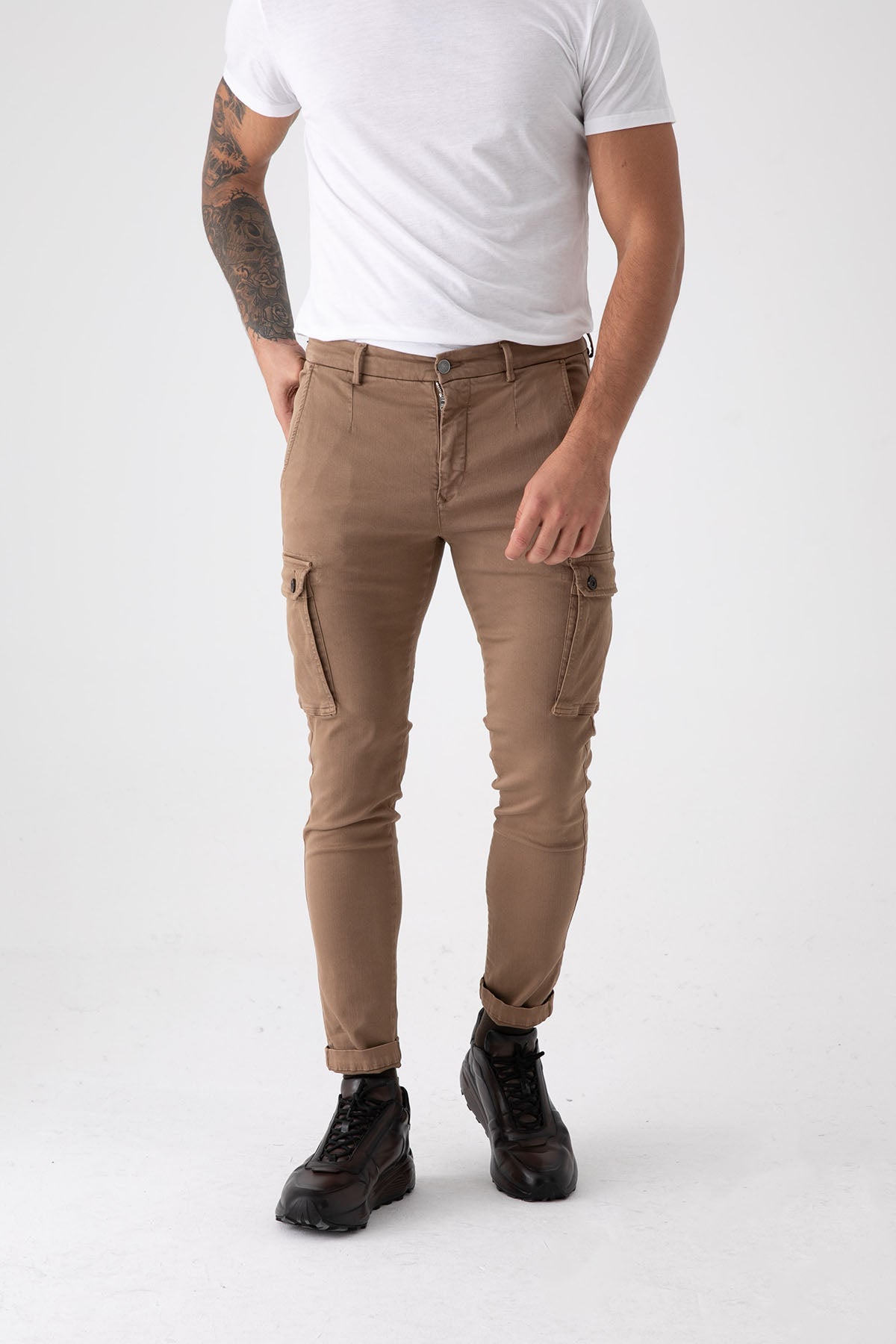 Replay Jaan Hyperflex X-Lite Slim Fit Kargo Pantolon-Libas Trendy Fashion Store