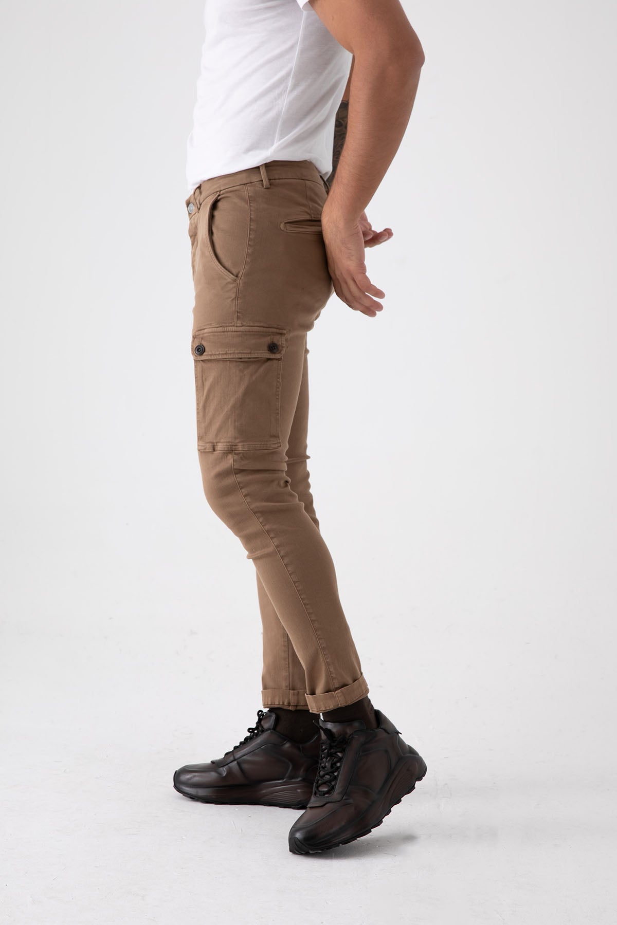 Replay Jaan Hyperflex X-Lite Slim Fit Kargo Pantolon-Libas Trendy Fashion Store