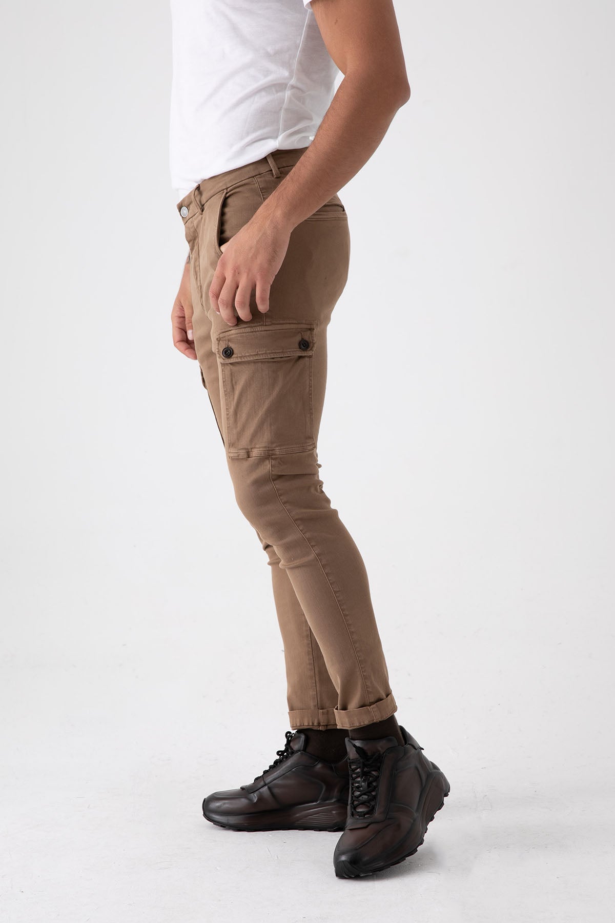 Replay Jaan Hyperflex X-Lite Slim Fit Kargo Pantolon-Libas Trendy Fashion Store