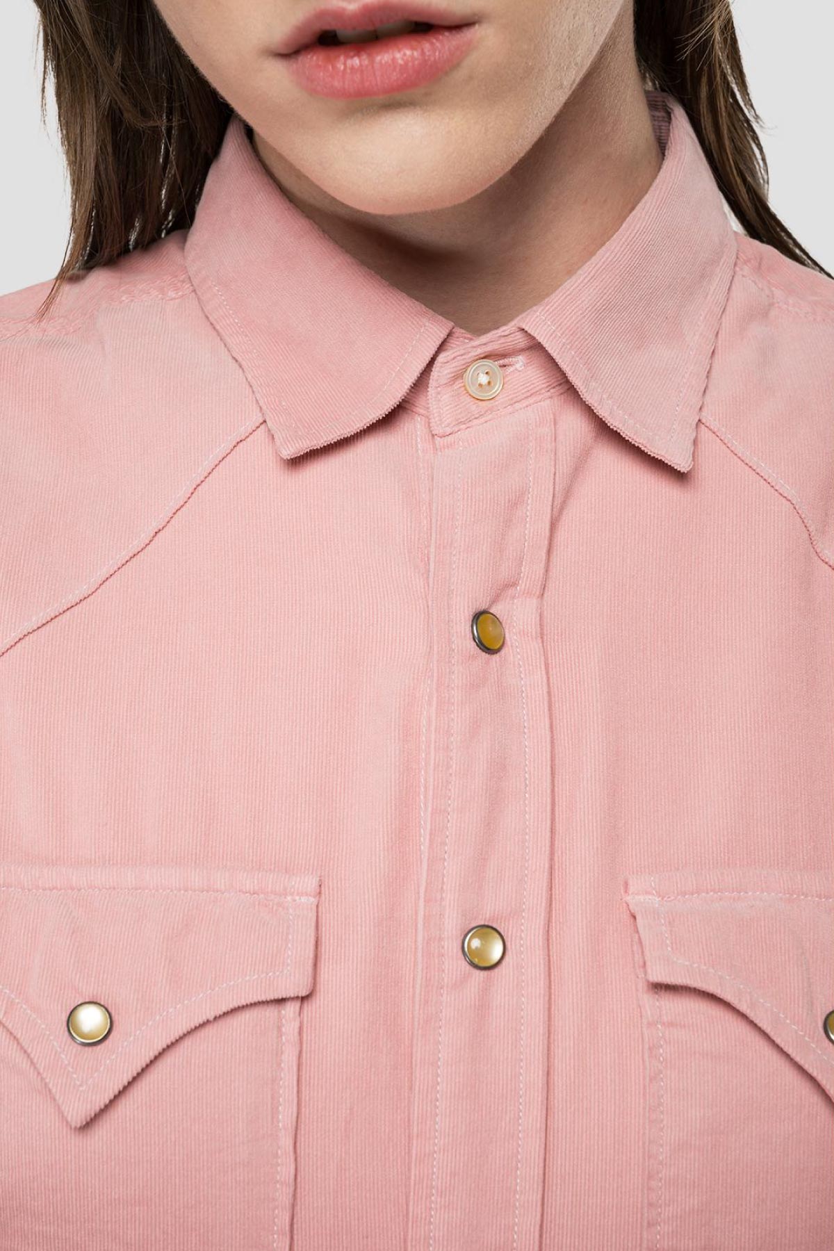 Replay Fitilli Kadife Gömlek-Libas Trendy Fashion Store