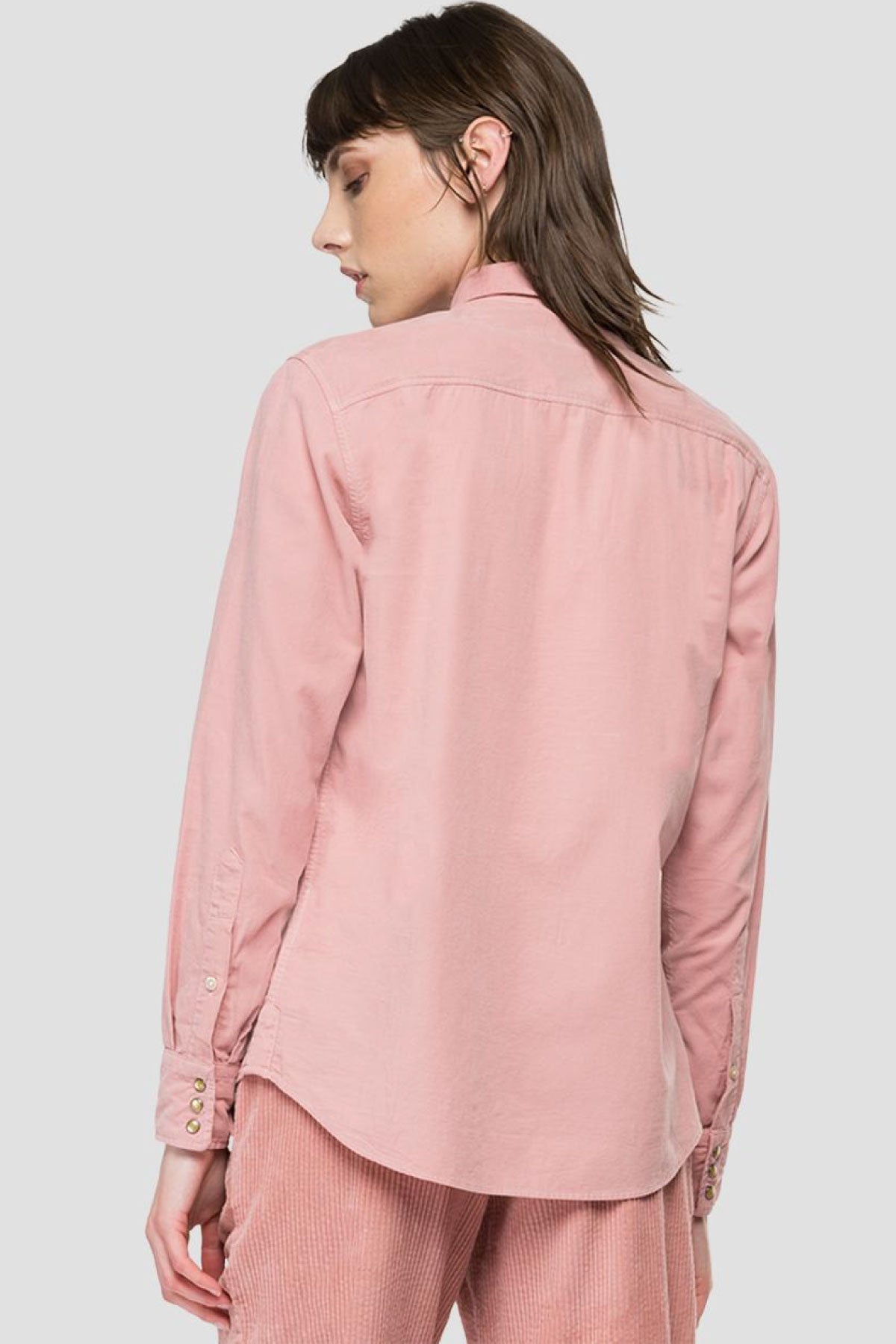 Replay Fitilli Kadife Gömlek-Libas Trendy Fashion Store