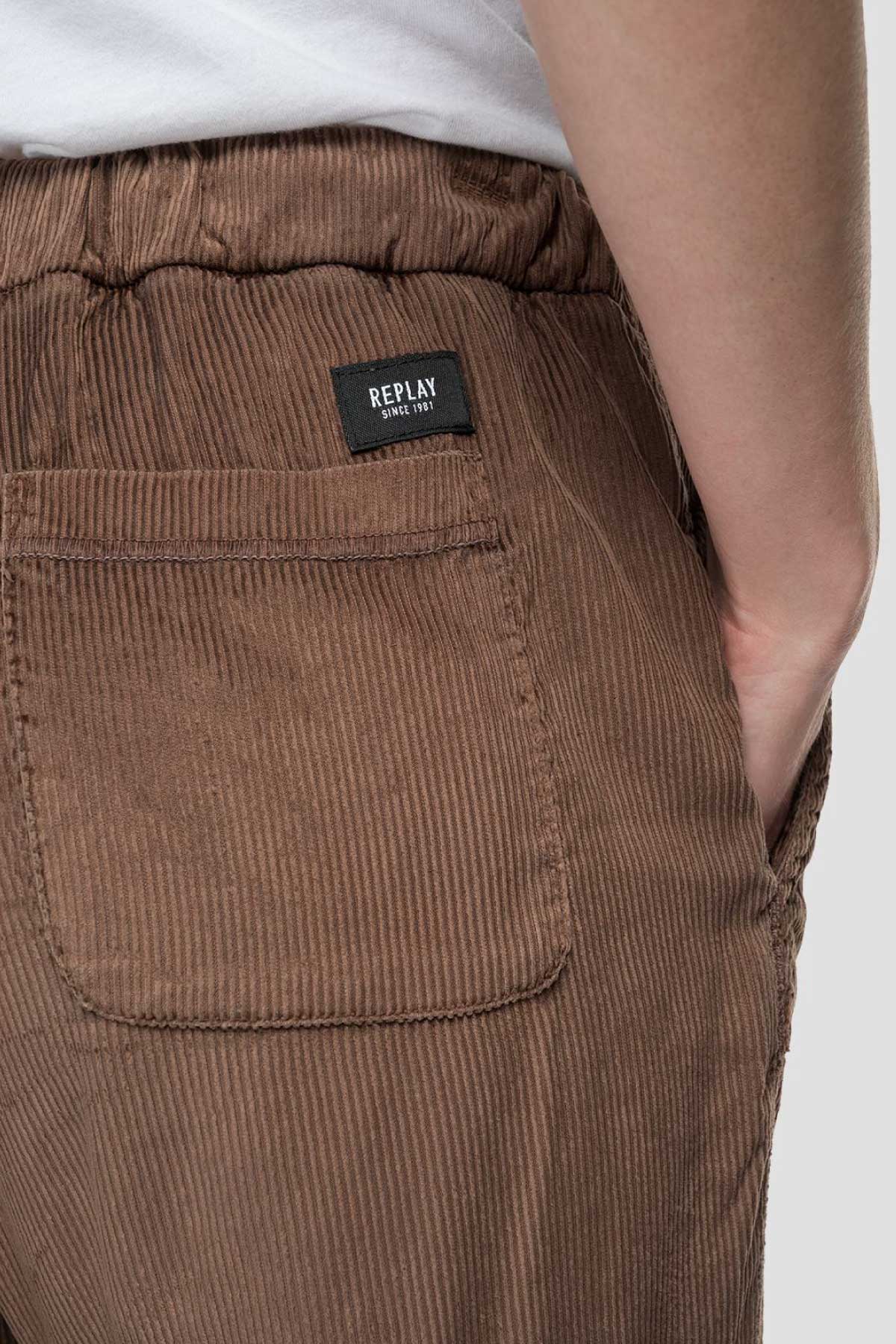 Replay Fitilli Kadife Pantolon-Libas Trendy Fashion Store