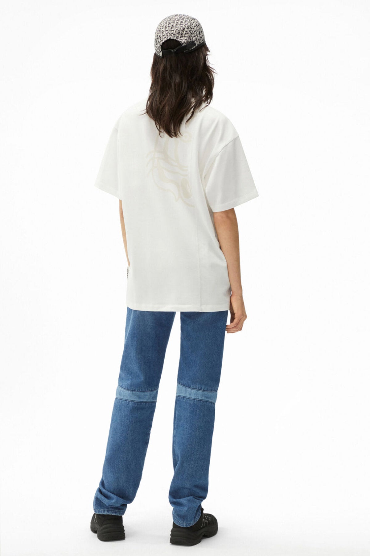 Kenzo Geniş Kesim Yarım Kaplan Grafikli T-shirt-Libas Trendy Fashion Store