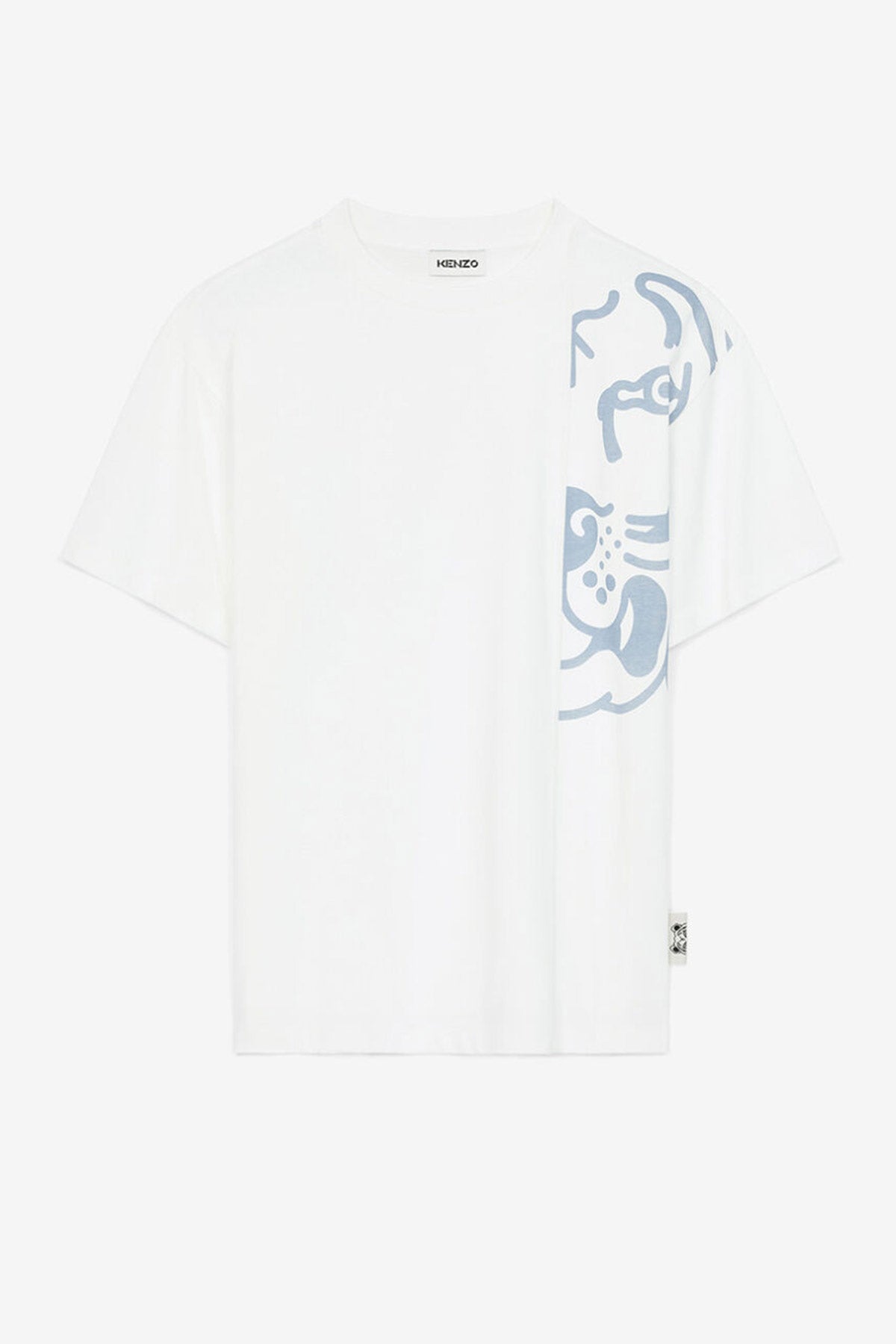 Kenzo Geniş Kesim Yarım Kaplan Grafikli T-shirt-Libas Trendy Fashion Store