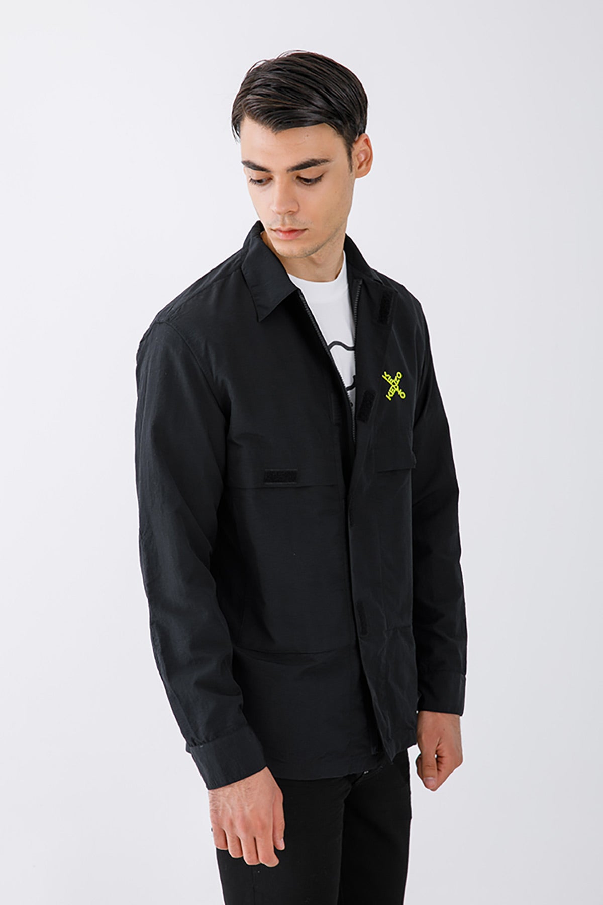 Kenzo Sport Cırt Cırt Detaylı Gömlek Ceket-Libas Trendy Fashion Store