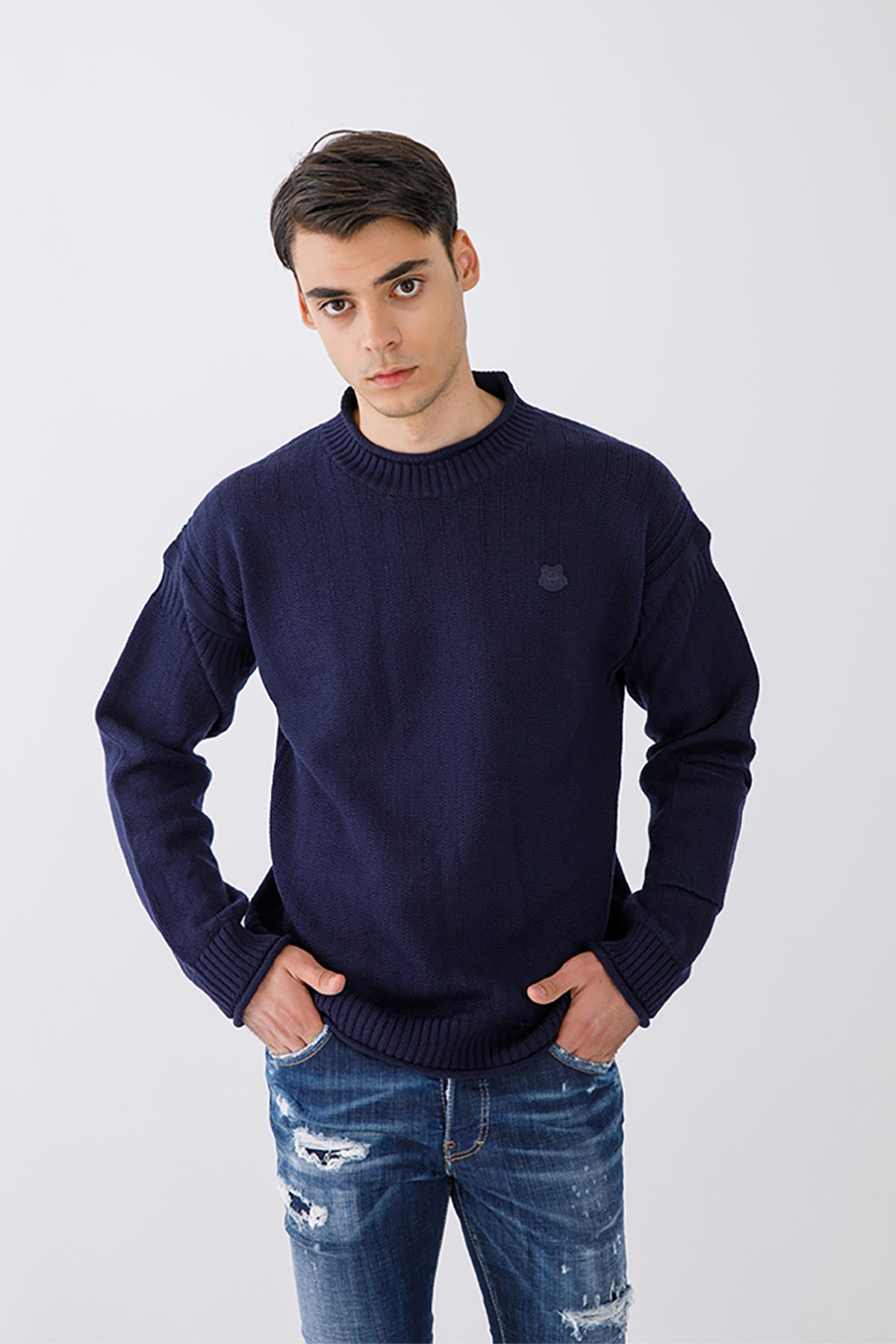 Kenzo Kaplan Logolu Yün Triko-Libas Trendy Fashion Store