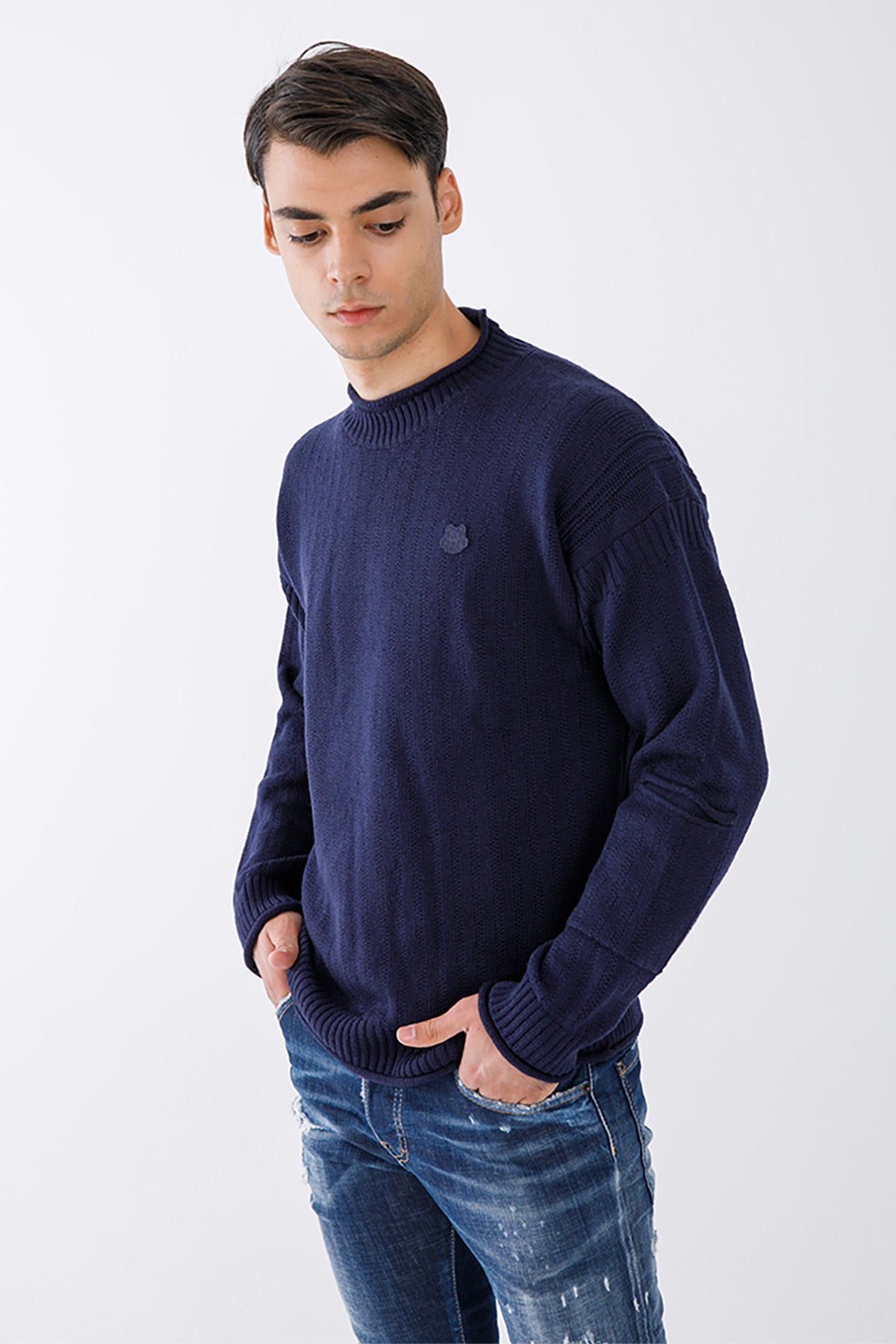 Kenzo Kaplan Logolu Yün Triko-Libas Trendy Fashion Store