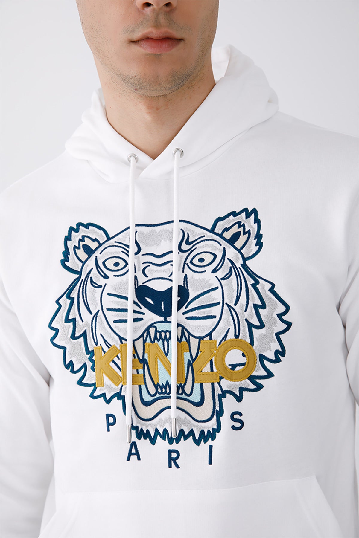 Kenzo Kaplan Logolu Kapüşonlu Sweatshirt-Libas Trendy Fashion Store