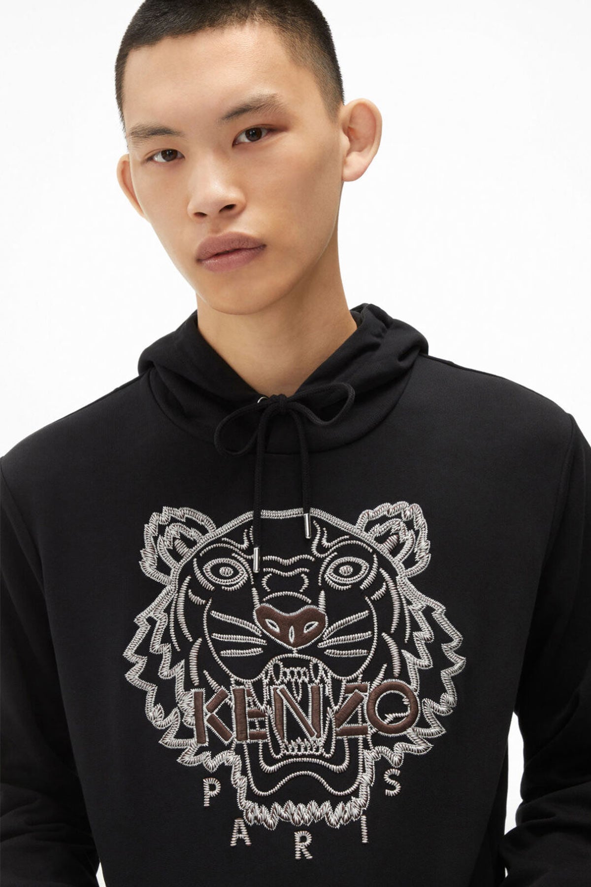 Kenzo Kaplan Logolu Kapüşonlu Sweatshirt-Libas Trendy Fashion Store