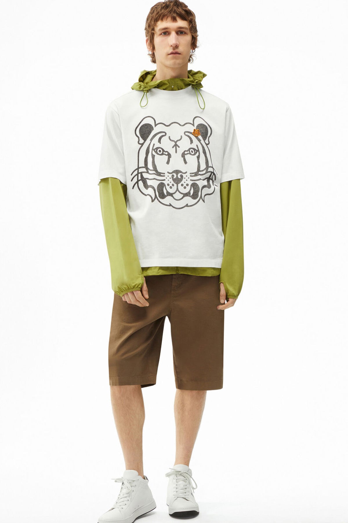 Kenzo Kaplan Logolu Geniş Kesim T-shirt-Libas Trendy Fashion Store