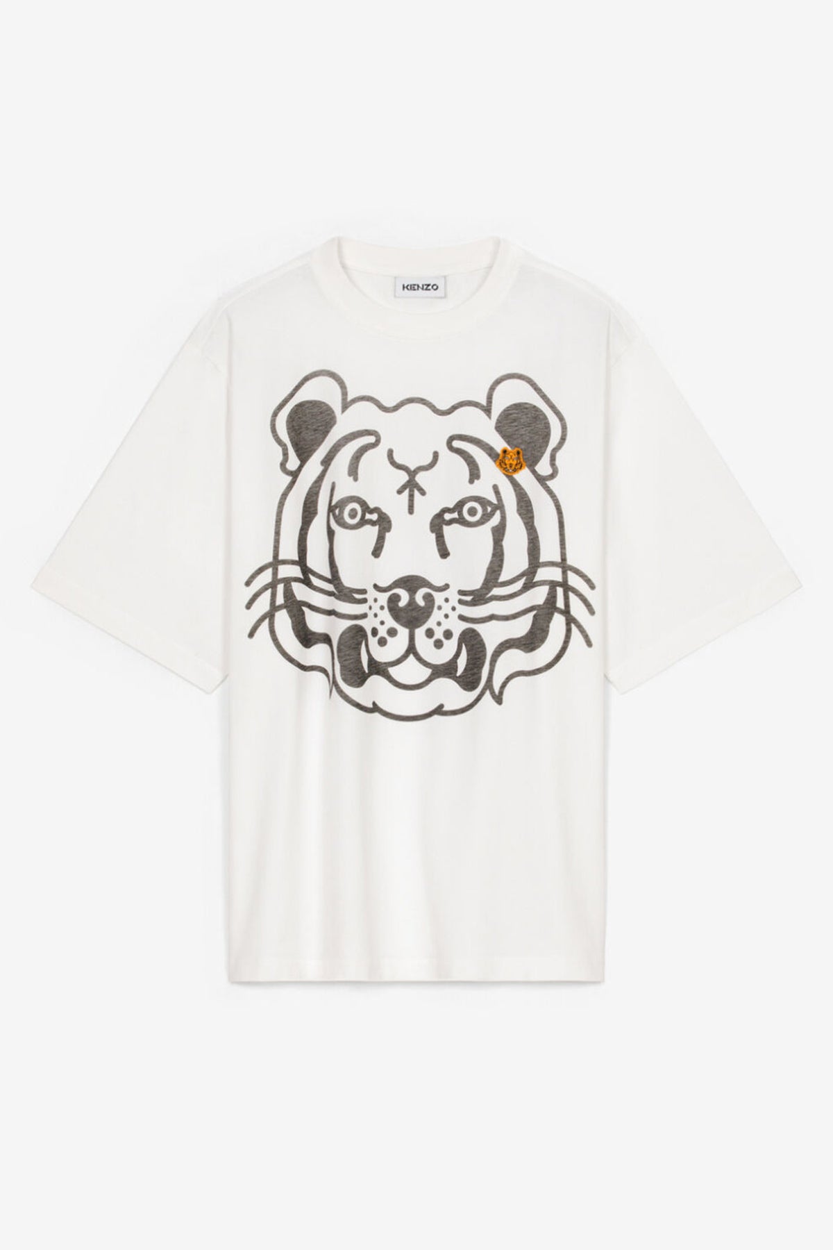 Kenzo Kaplan Logolu Geniş Kesim T-shirt-Libas Trendy Fashion Store