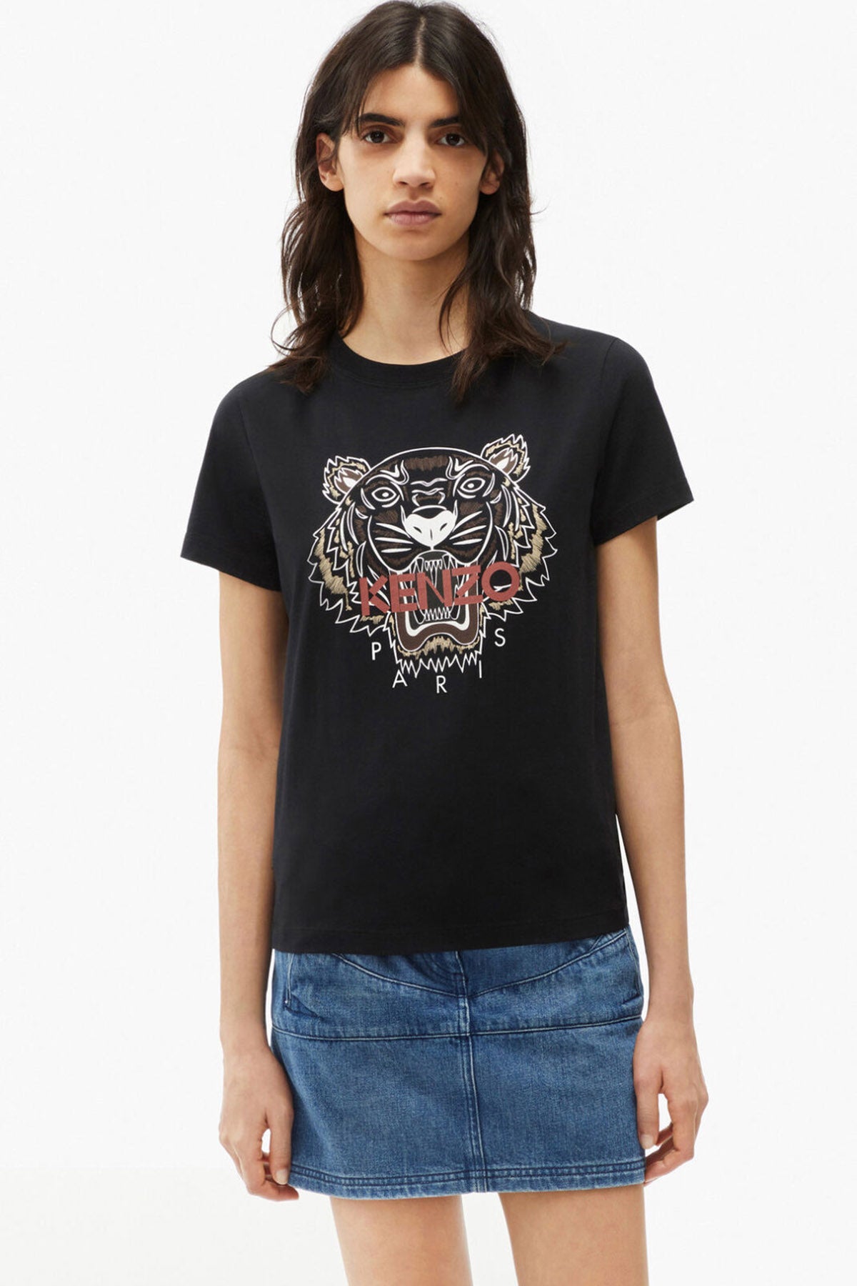 Kenzo Kaplan Logolu T-shirt-Libas Trendy Fashion Store