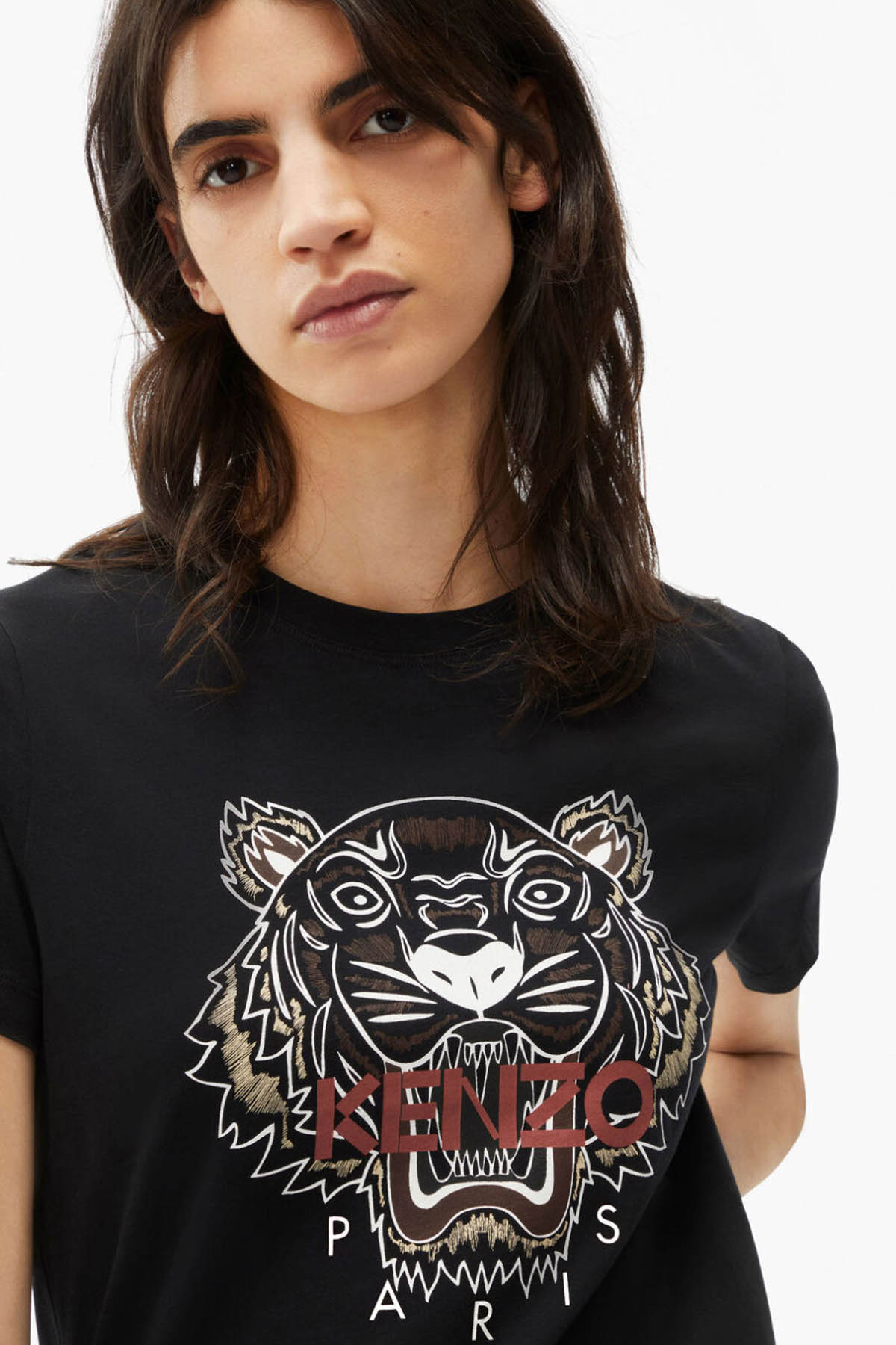 Kenzo Kaplan Logolu T-shirt-Libas Trendy Fashion Store