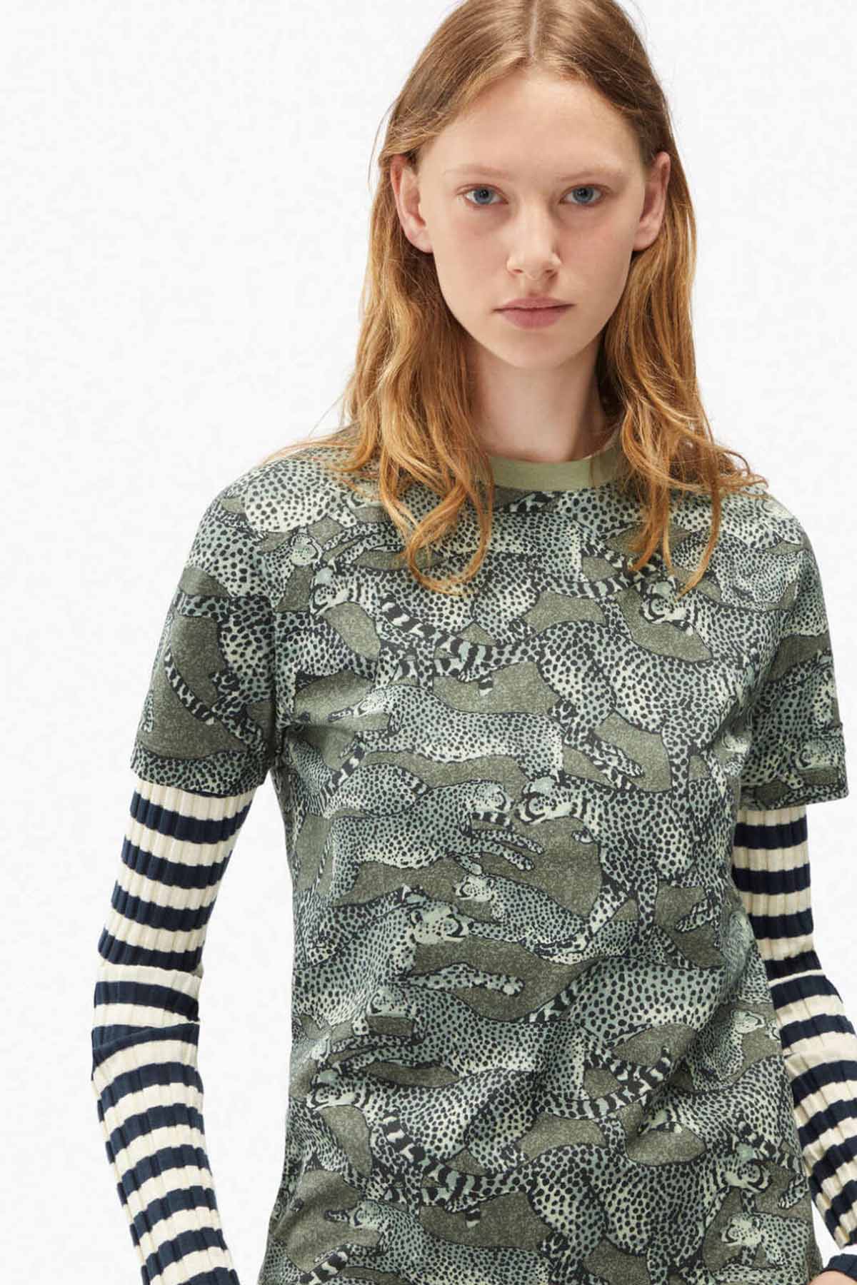 Kenzo Çita Logolu T-shirt-Libas Trendy Fashion Store