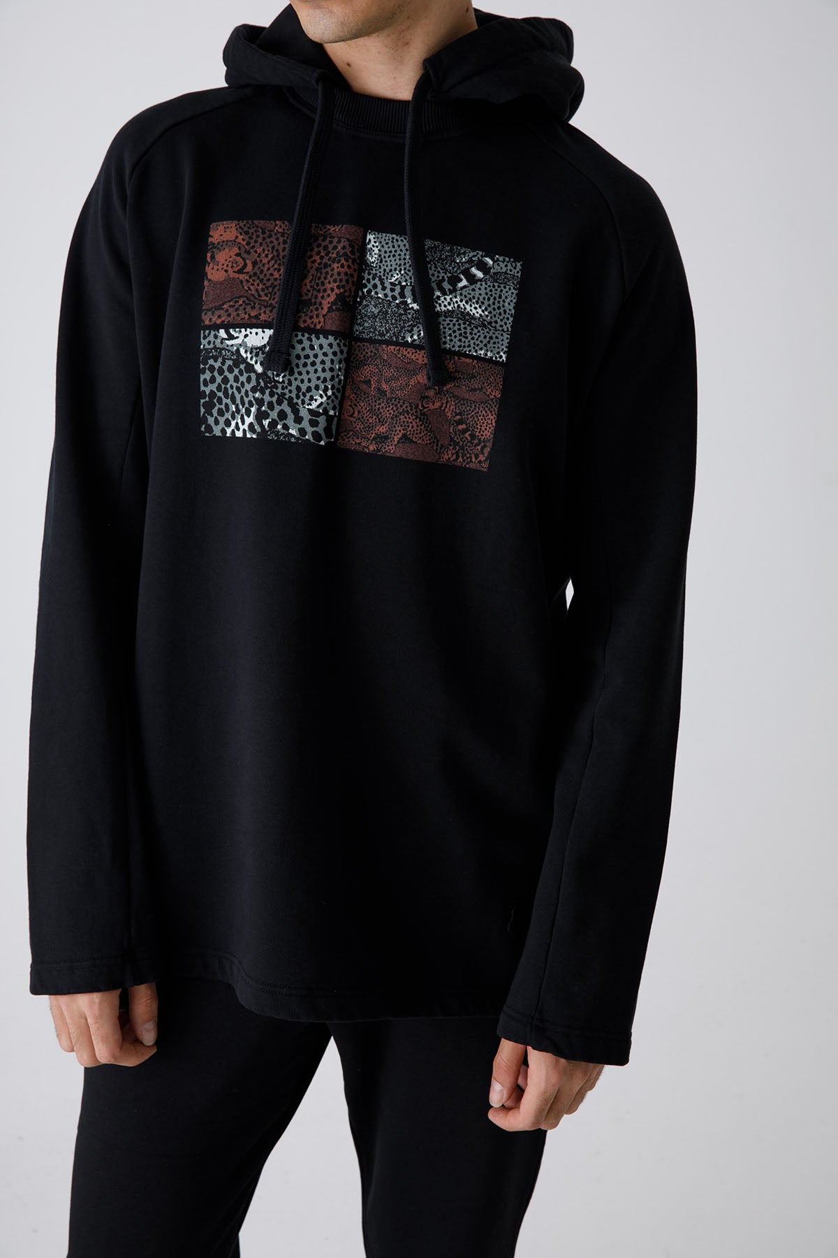 Kenzo Geniş Kesim Çita Logolu Kapüşonlu Sweatshirt-Libas Trendy Fashion Store