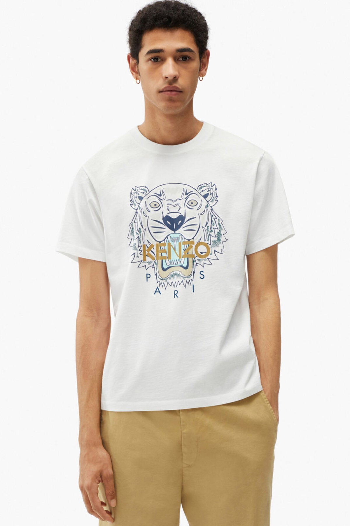 Kenzo Kaplan Logolu T-shirt-Libas Trendy Fashion Store