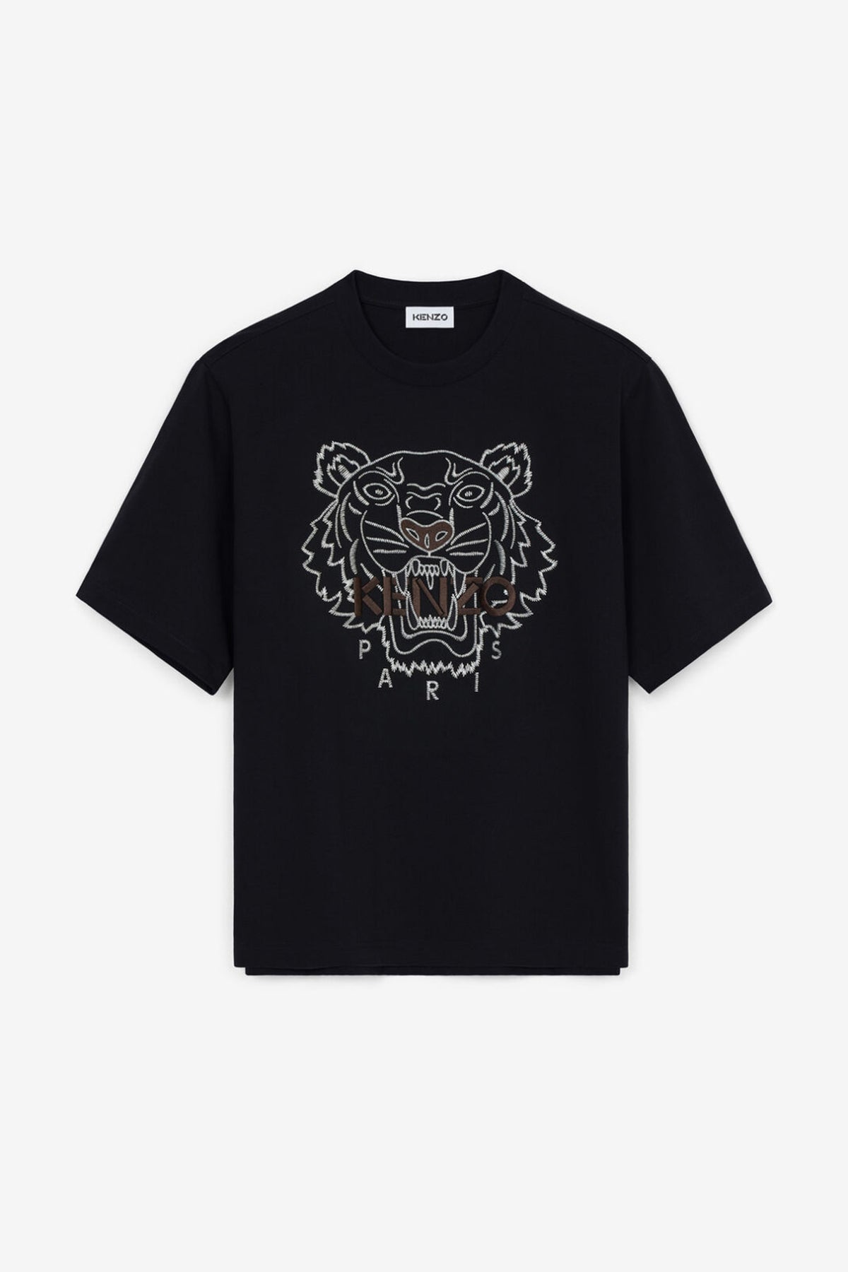 Kenzo Kaplan Logolu Rahat Kesim T-shirt-Libas Trendy Fashion Store