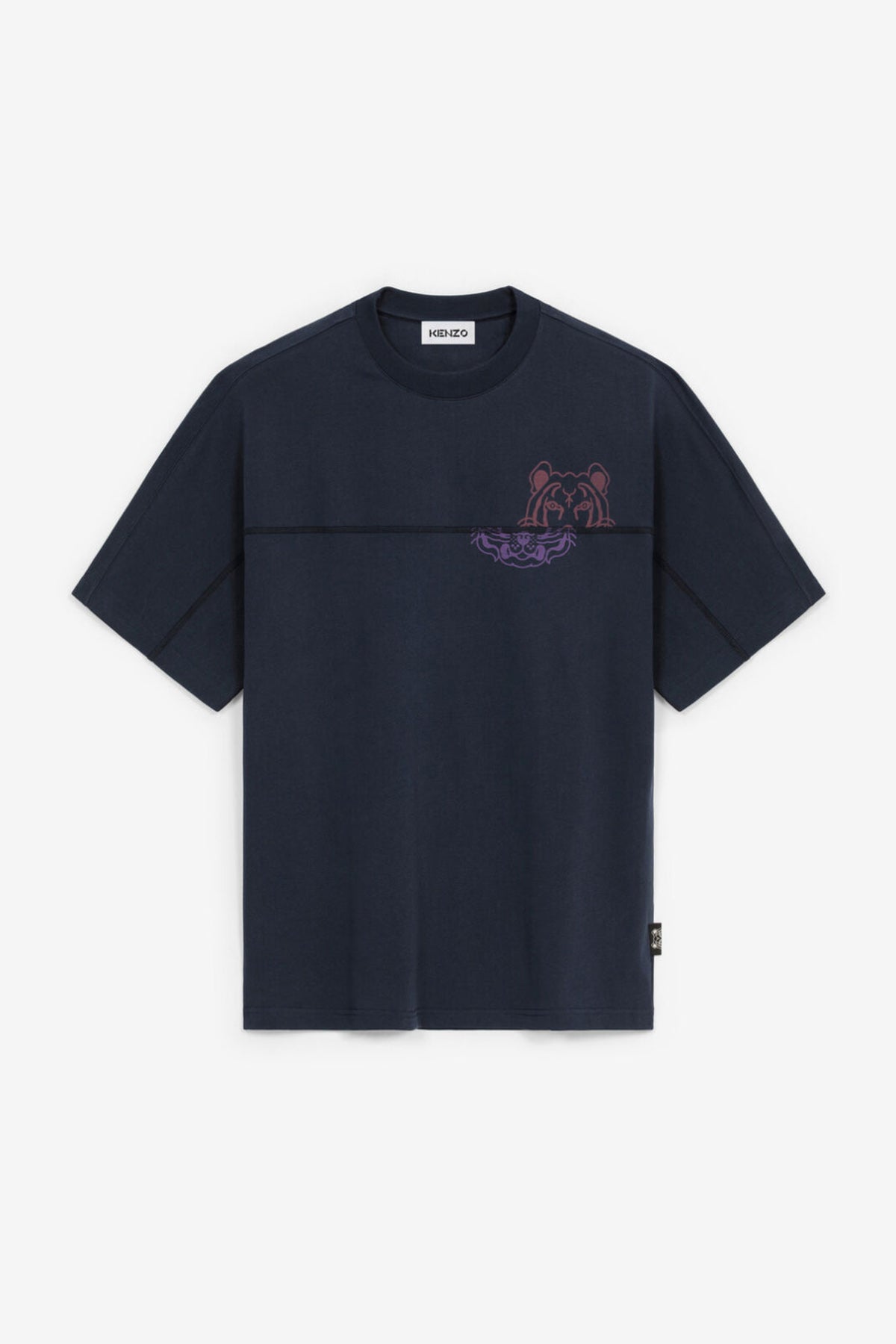 Kenzo Kaplan Logolu Geniş Kesim T-shirt-Libas Trendy Fashion Store