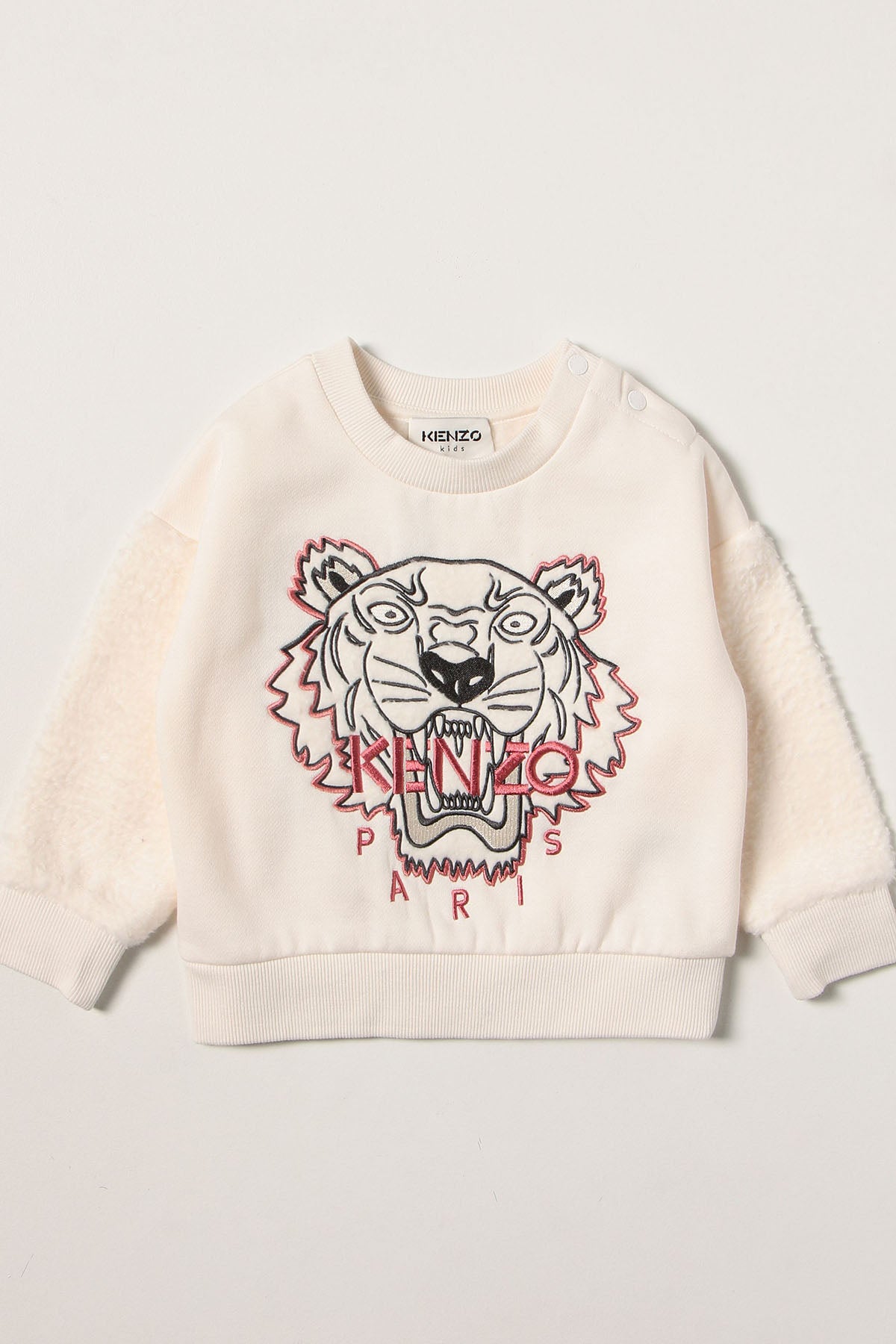 Kenzo Kids 12 Aylık Kız Bebek Kaplan Logolu Sweatshirt-Libas Trendy Fashion Store