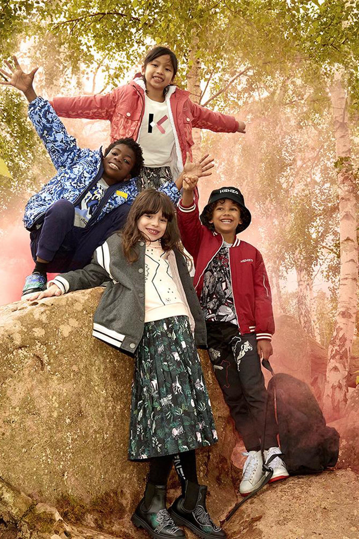Kenzo Kids 5 Yaş Erkek Çocuk Logolu Eşofman Altı-Libas Trendy Fashion Store