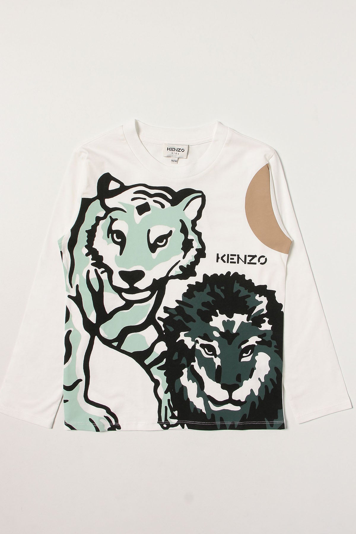 Kenzo Kids 3-4 Yaş Erkek Çocuk Logolu Uzun Kollu T-shirt-Libas Trendy Fashion Store