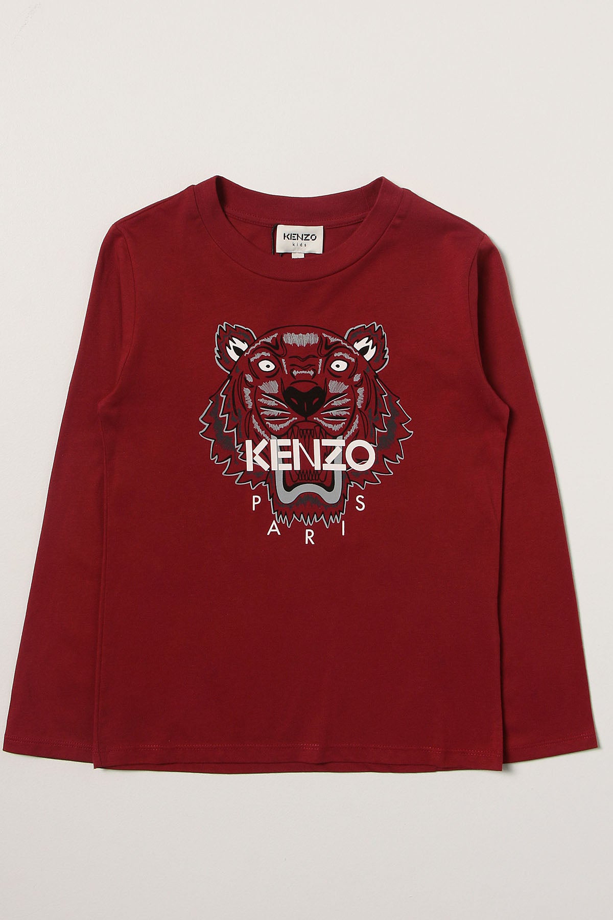 Kenzo Kids 2-5 Yaş Erkek Çocuk Kaplan Logolu Uzun Kollu T-shirt-Libas Trendy Fashion Store