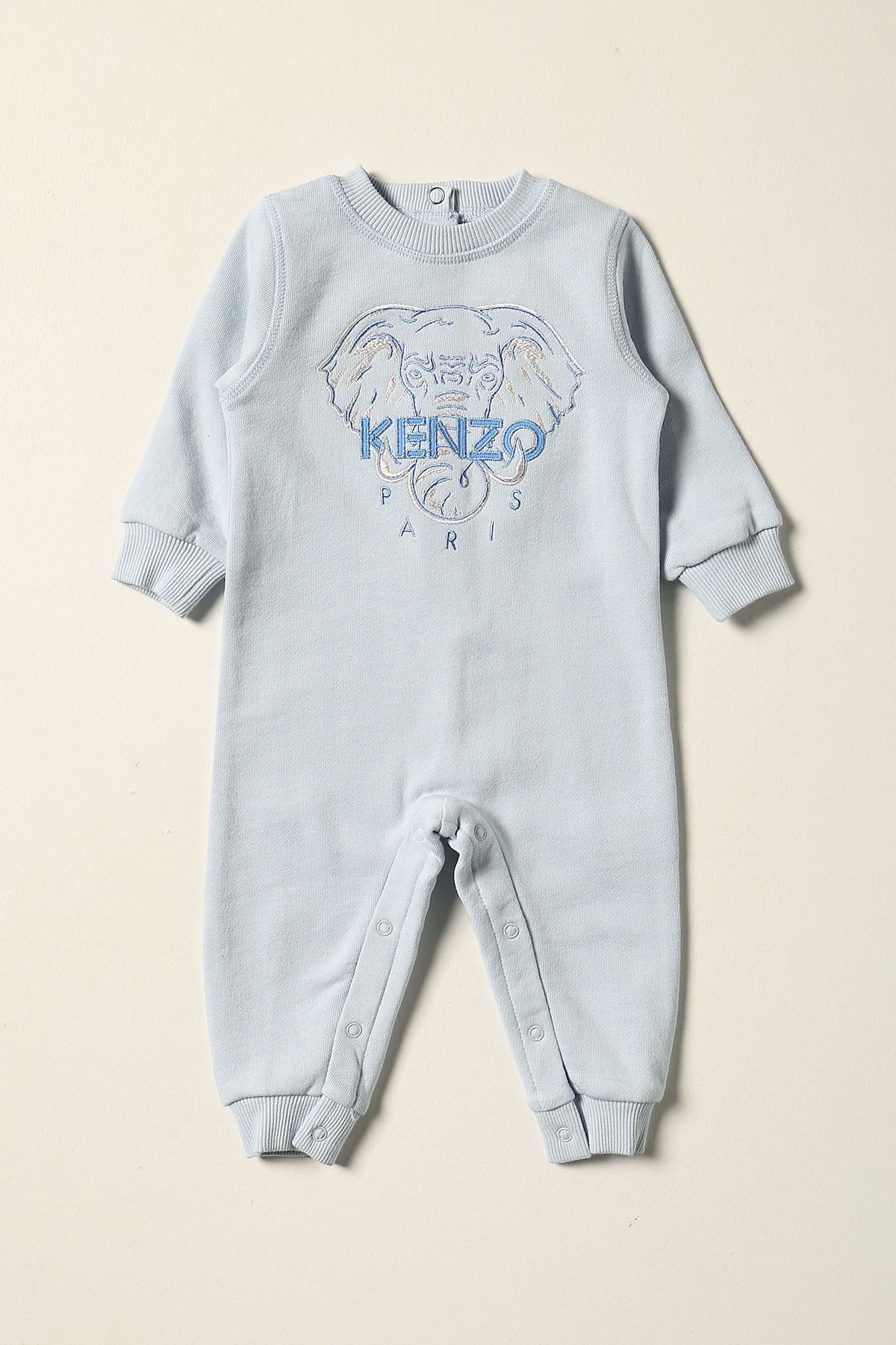 Kenzo Kids 6 Aylık Erkek Bebek Fil Logolu Tulum-Libas Trendy Fashion Store