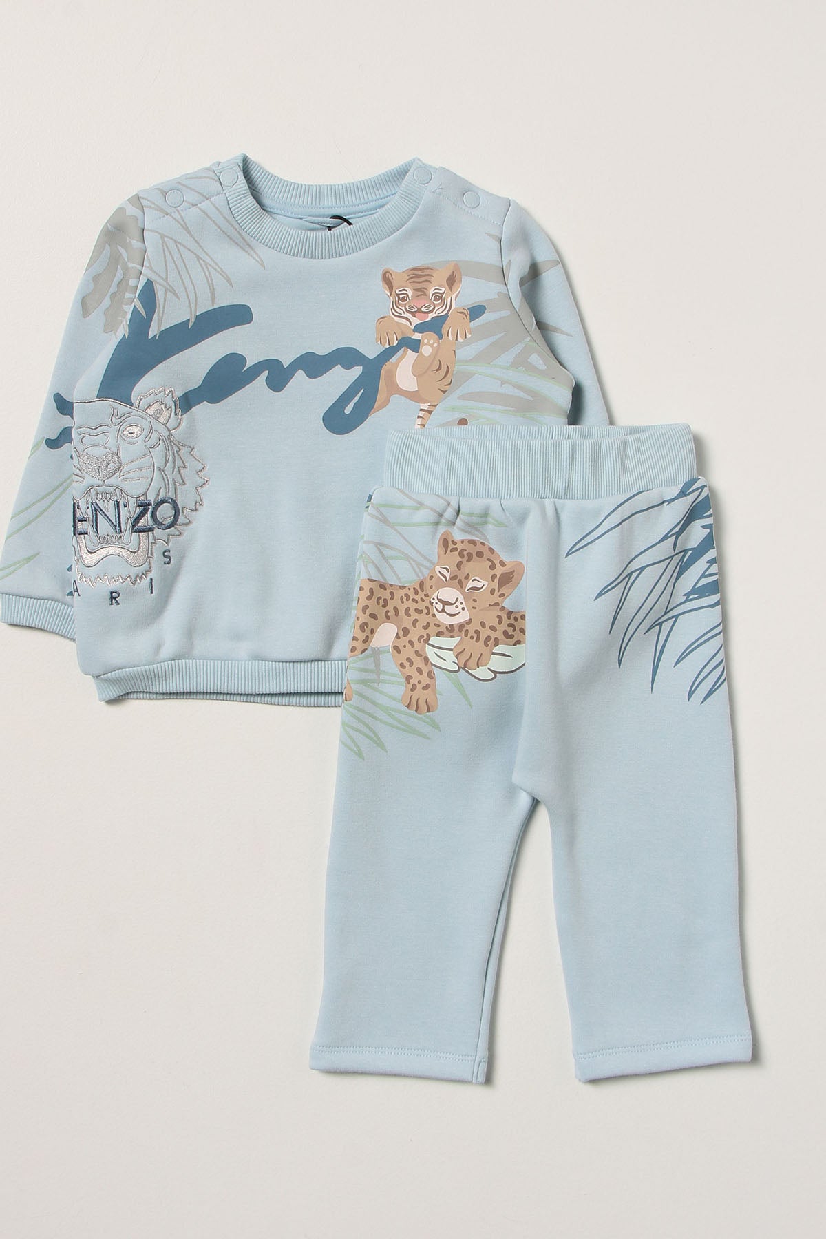 Kenzo Kids 6-12 Ay Erkek Bebek Logolu Eşofman Takımı-Libas Trendy Fashion Store