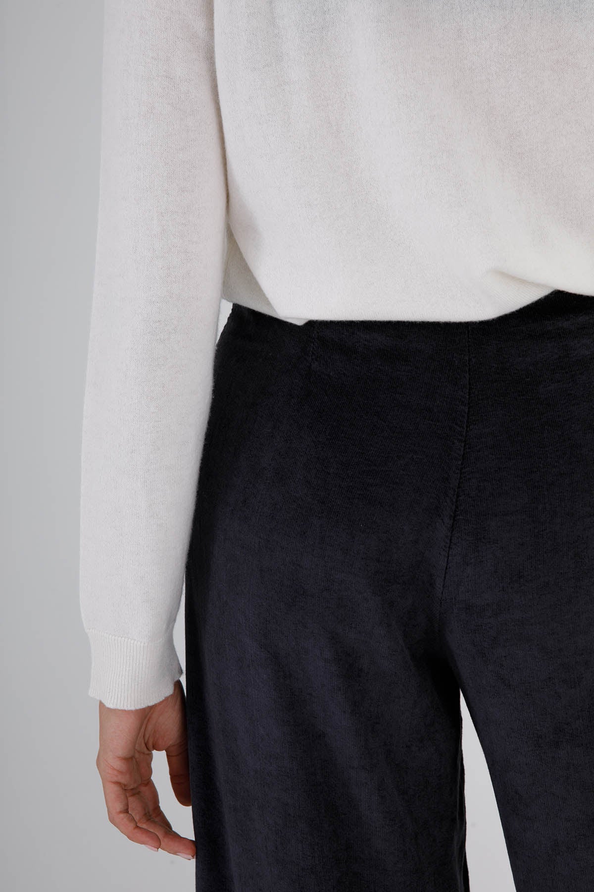 Transit Yüksek Bel Tek Pile Geniş Paça Pantolon-Libas Trendy Fashion Store