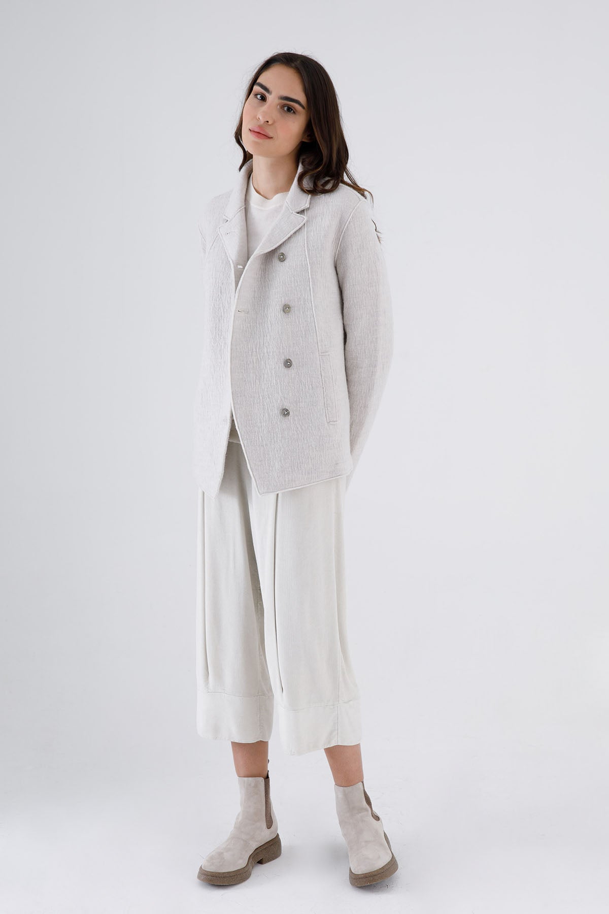 Transit Kruvaze Yün Ceket-Libas Trendy Fashion Store