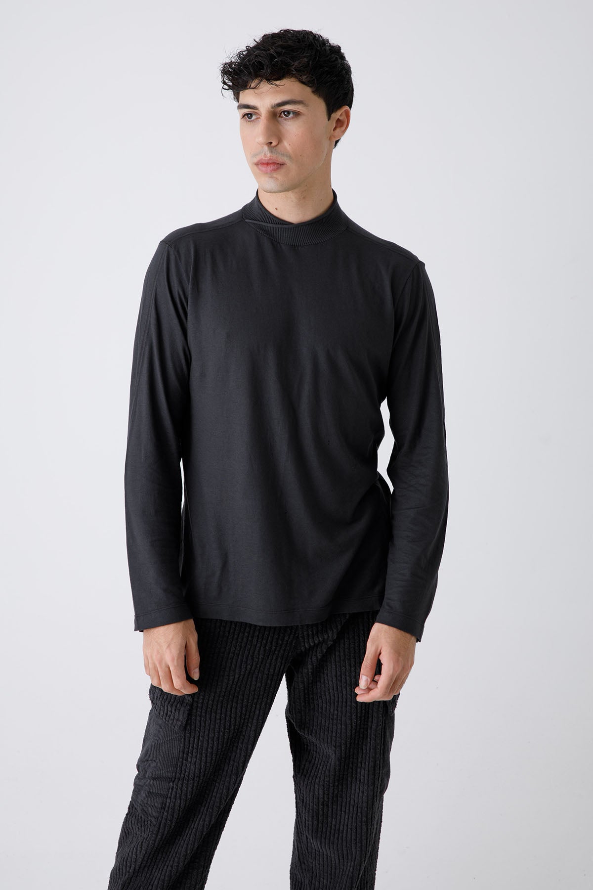 Transit Dik Yaka Kaşmirli Triko-Libas Trendy Fashion Store