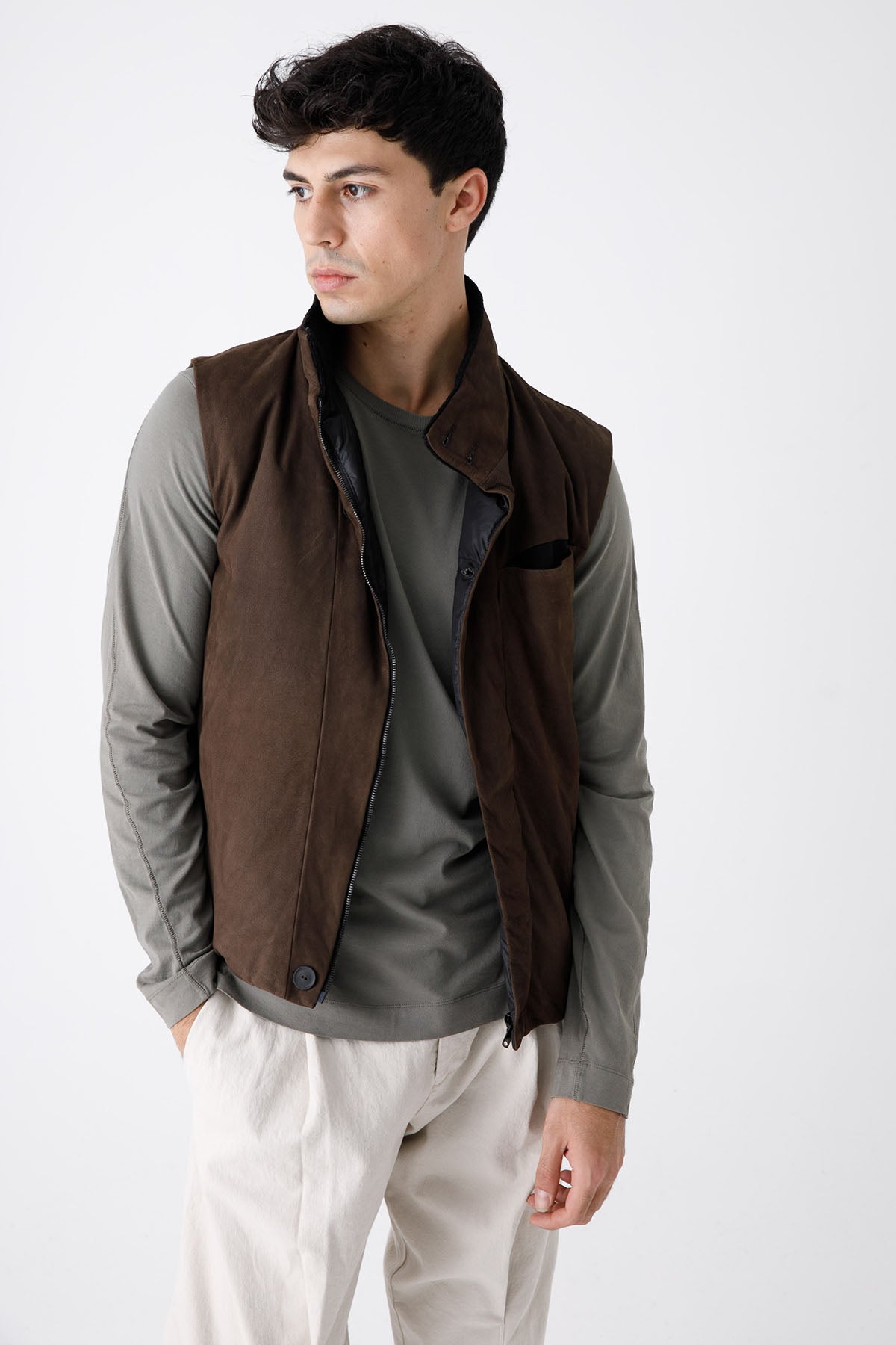 Transit Dolgulu Deri Yelek-Libas Trendy Fashion Store