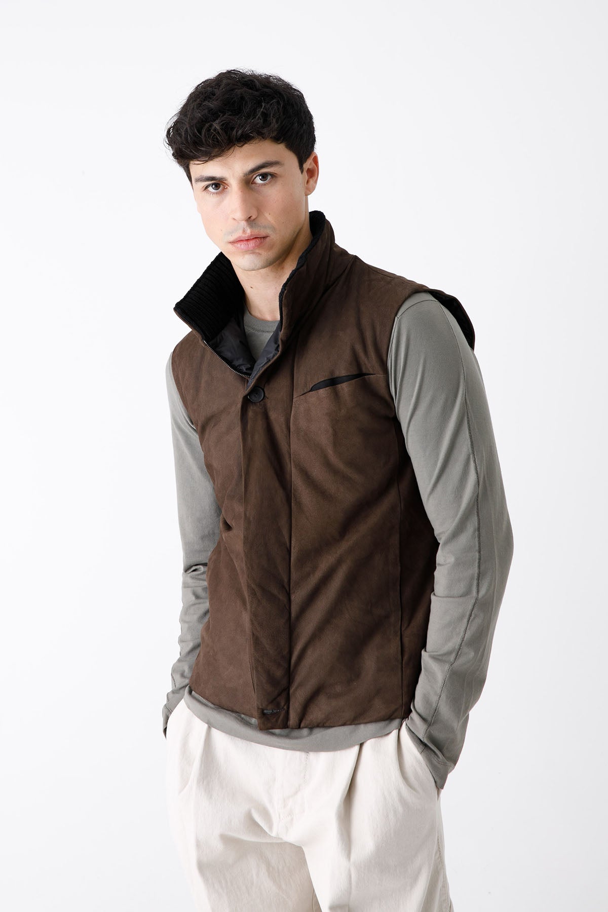 Transit Dolgulu Deri Yelek-Libas Trendy Fashion Store