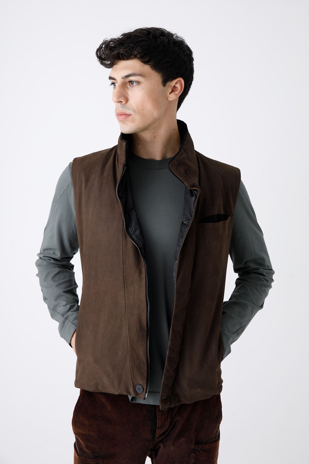 Transit Dolgulu Deri Yelek-Libas Trendy Fashion Store