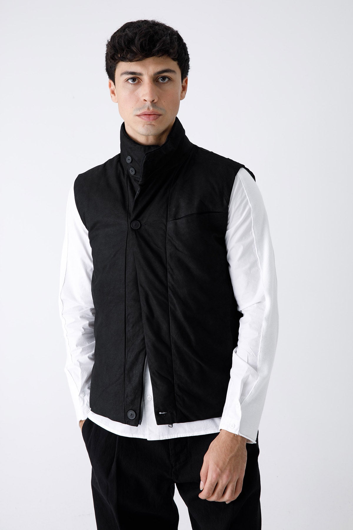 Transit Dolgulu Deri Yelek-Libas Trendy Fashion Store