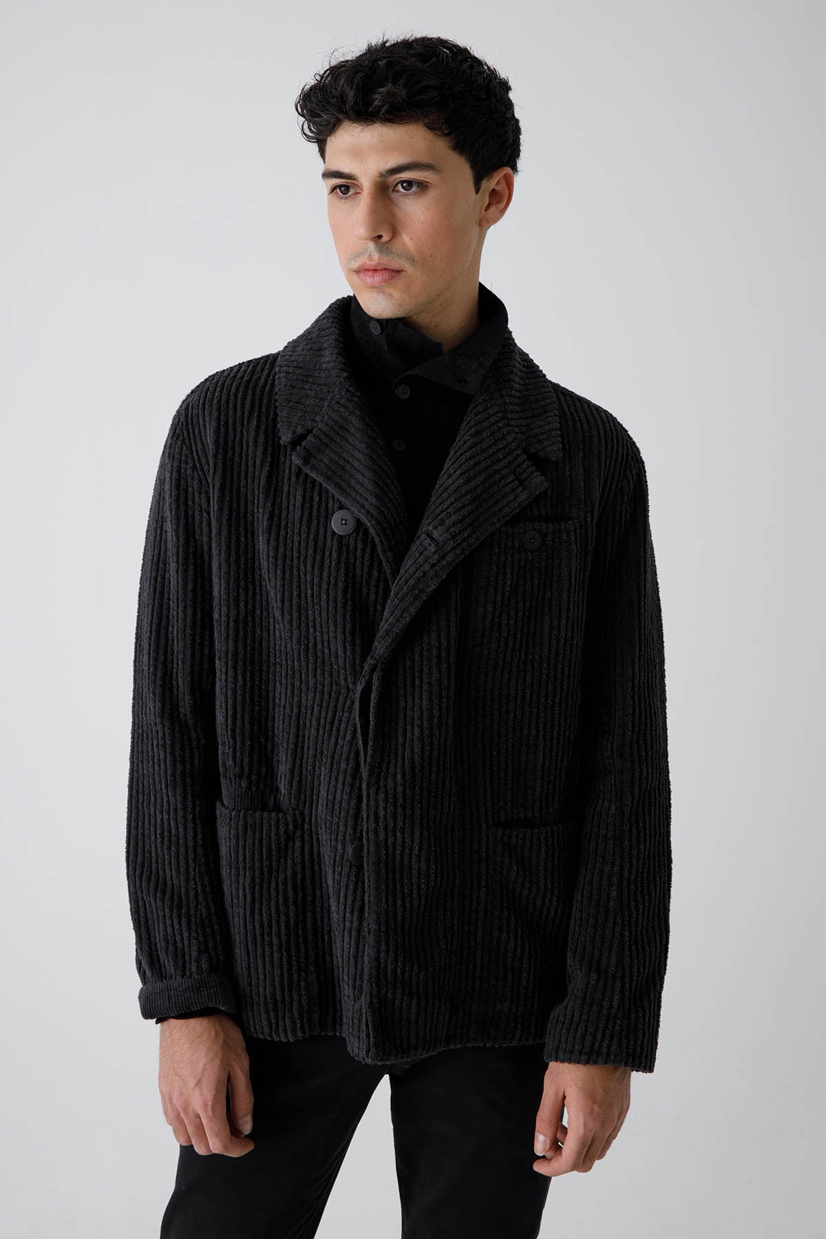 Transit Fitilli Kadife Ceket-Libas Trendy Fashion Store