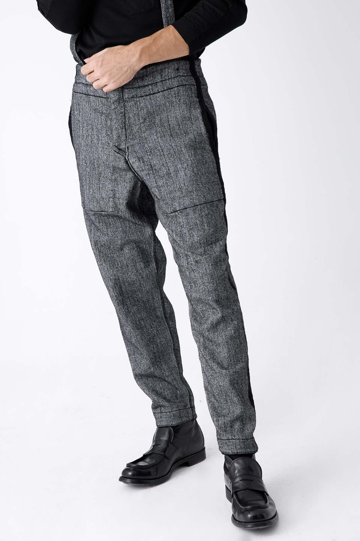 Transit Çift Taraflı Askılı Pantolon-Libas Trendy Fashion Store