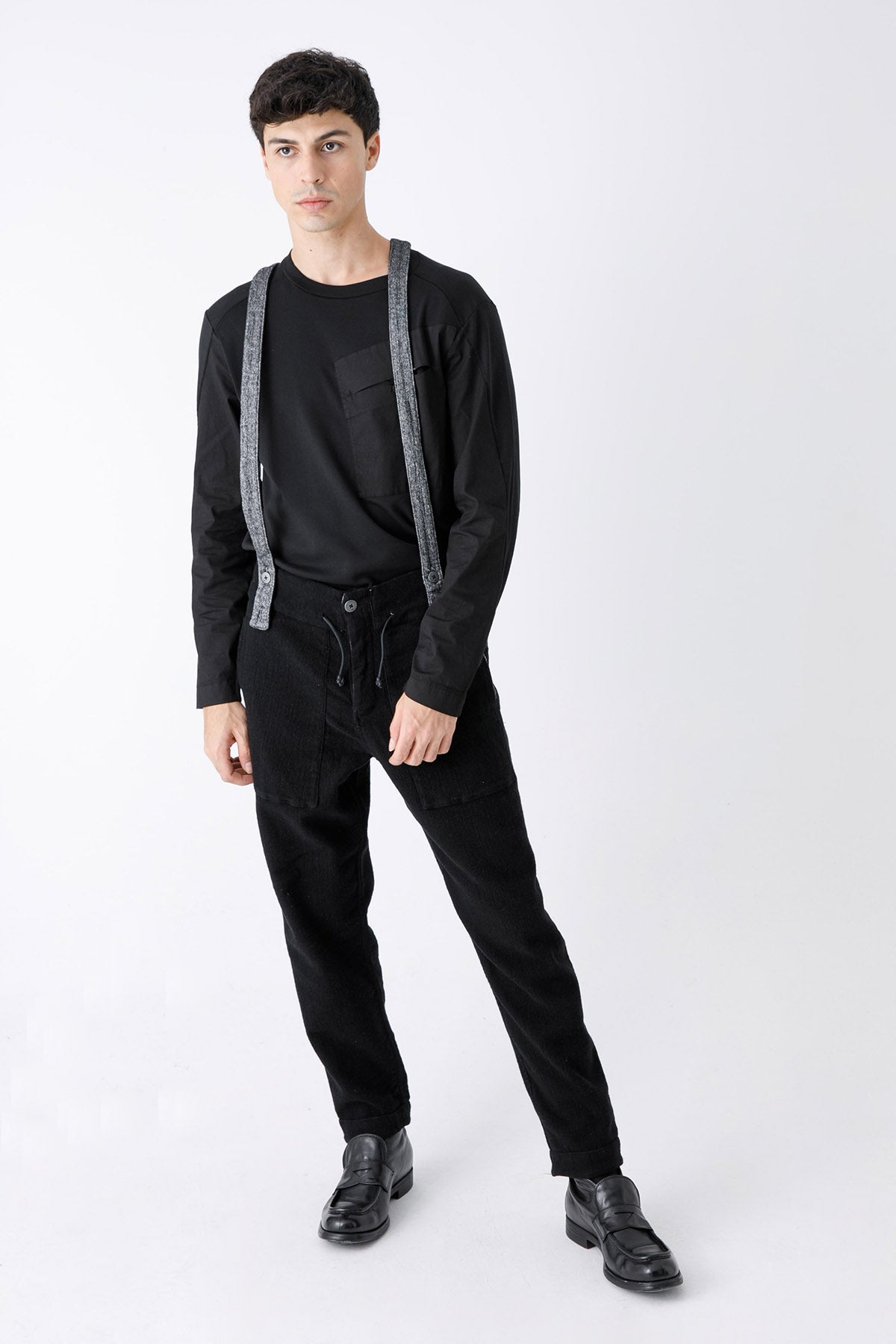 Transit Çift Taraflı Askılı Pantolon-Libas Trendy Fashion Store