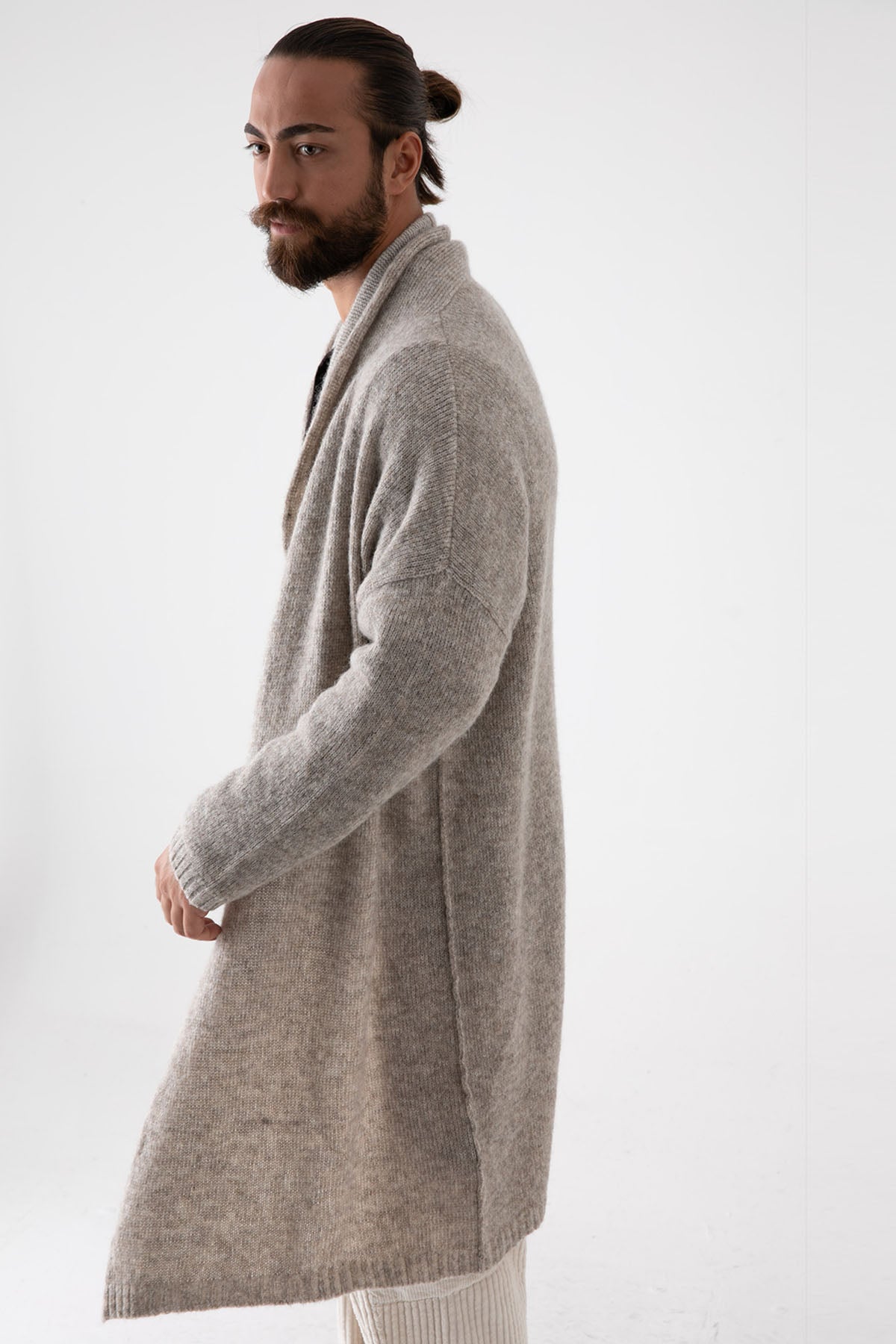 Transit Şal Yaka Yün Triko Ceket