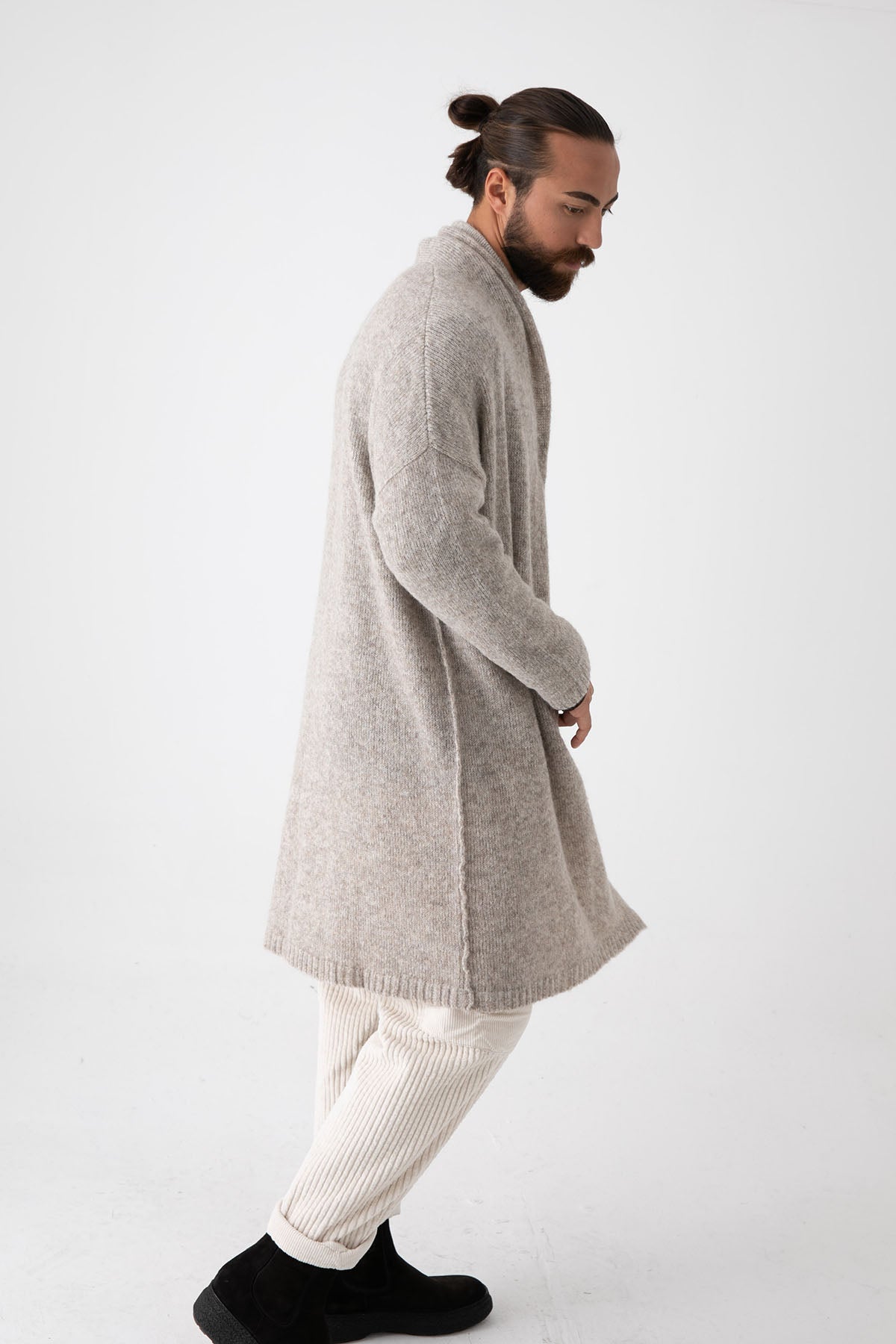 Transit Şal Yaka Yün Triko Ceket