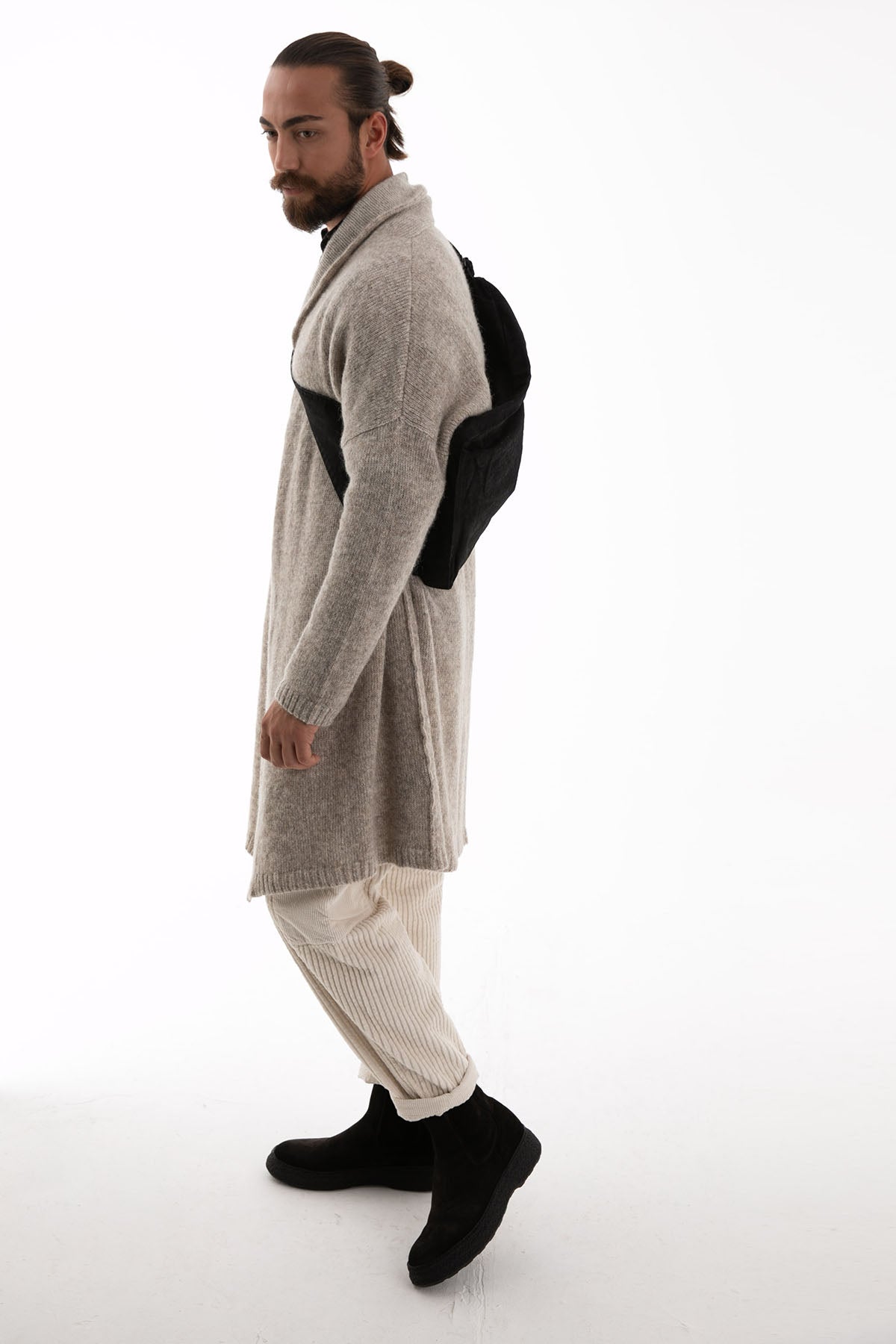 Transit Şal Yaka Yün Triko Ceket