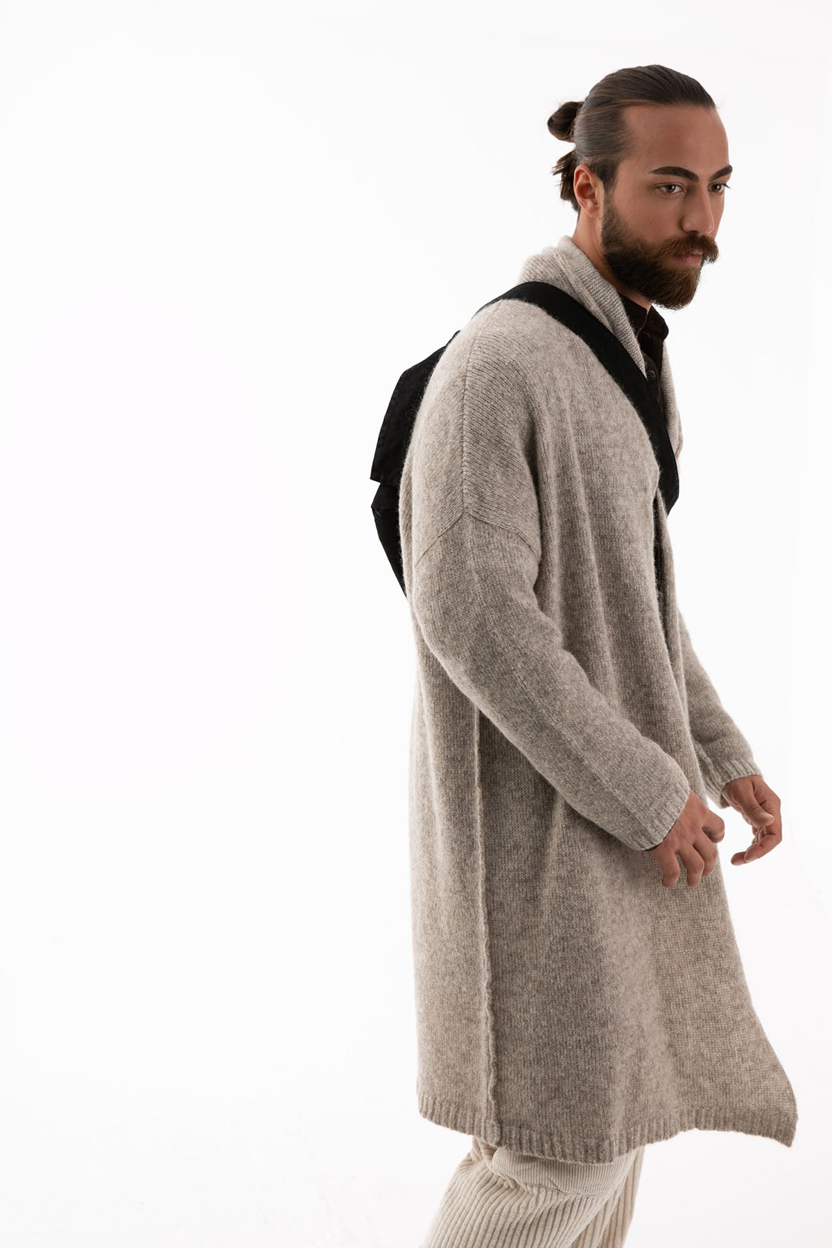 Transit Şal Yaka Yün Triko Ceket