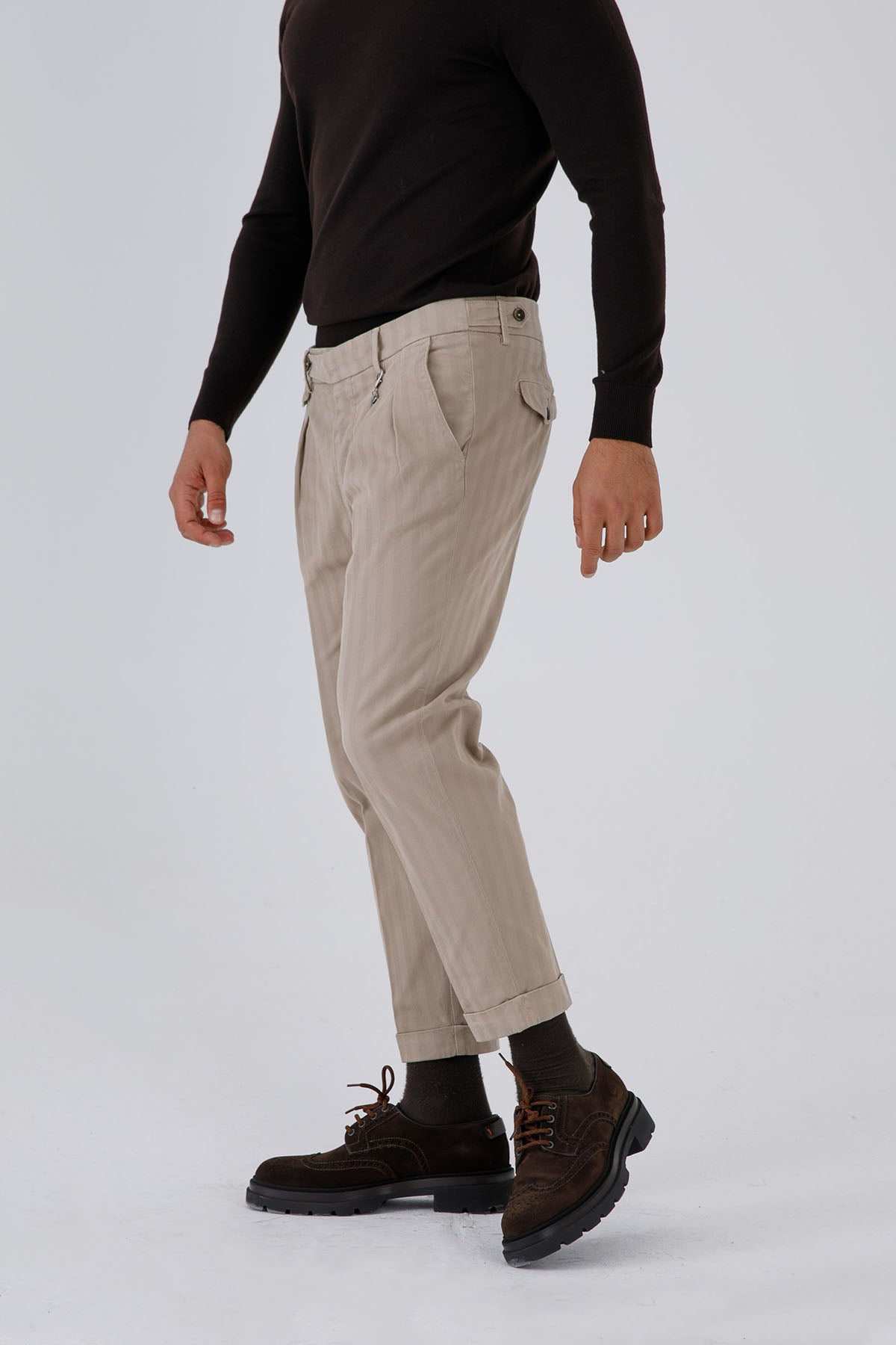 Manuel Ritz Çift Pile Havuç Kesim Streç Pantolon-Libas Trendy Fashion Store