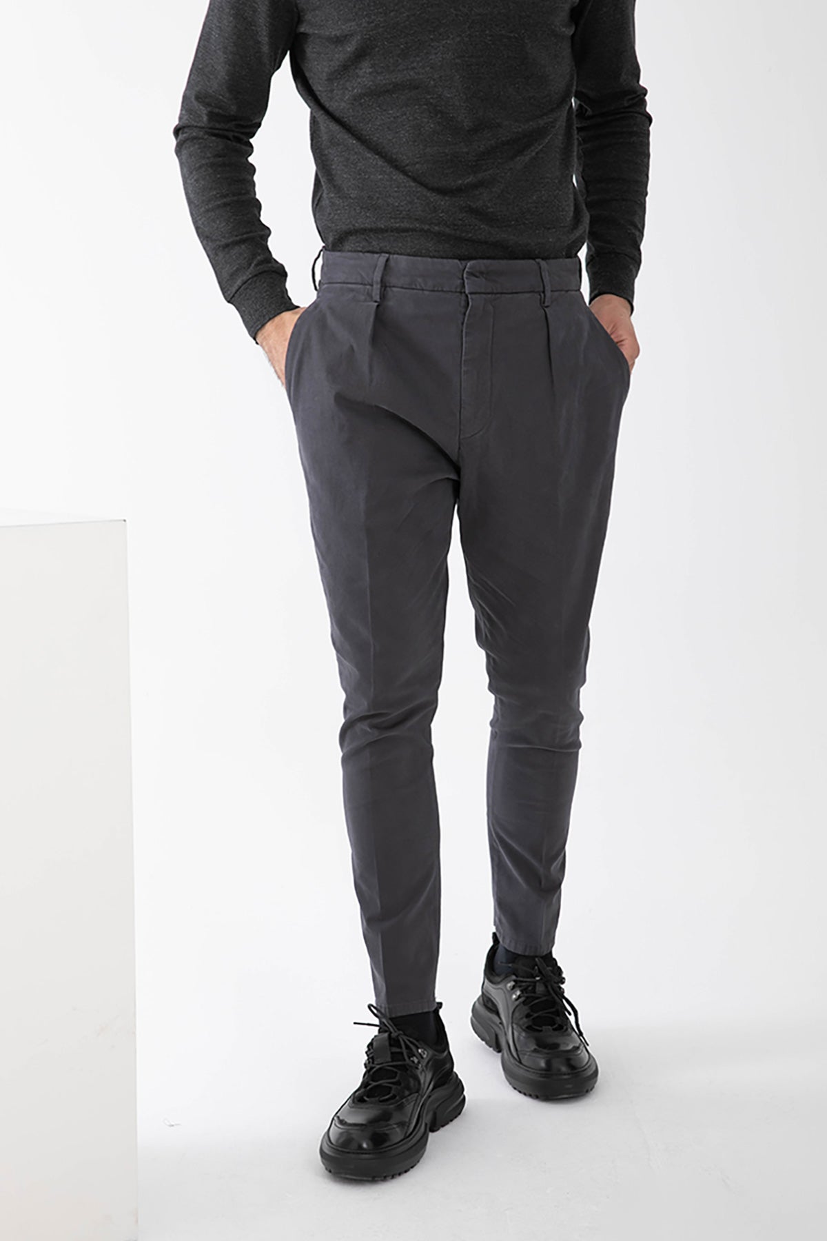 Dondup Tek Pile Slim Baggy Fit Pantolon-Libas Trendy Fashion Store