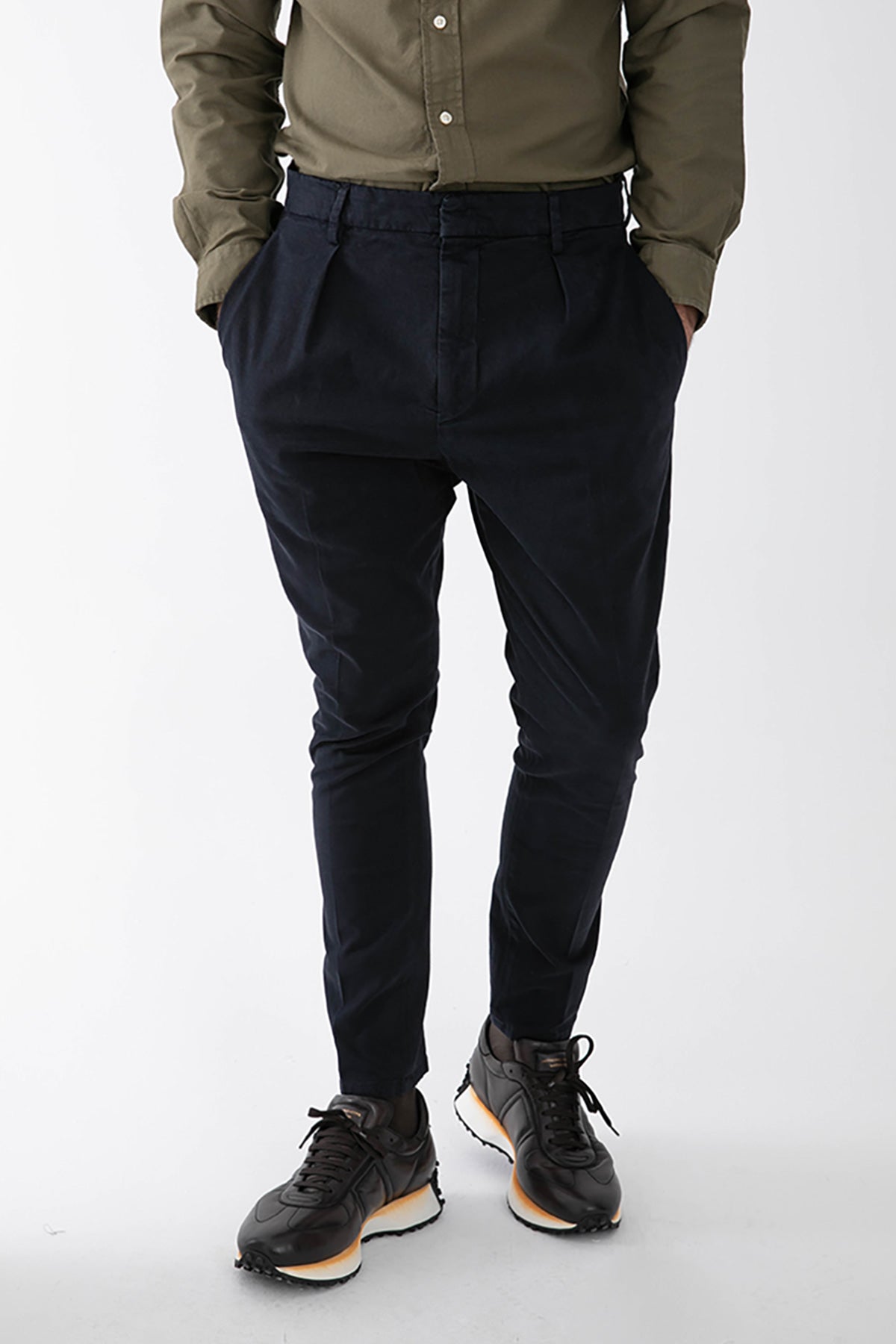 Dondup Tek Pile Slim Baggy Fit Pantolon-Libas Trendy Fashion Store