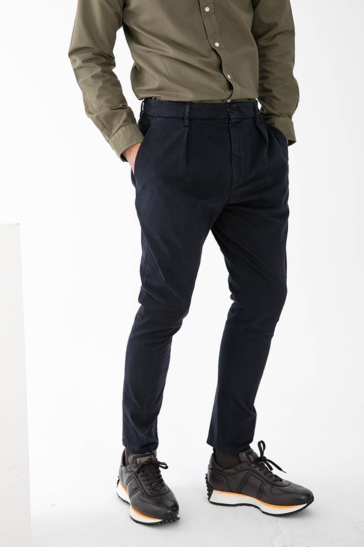 Dondup Tek Pile Slim Baggy Fit Pantolon-Libas Trendy Fashion Store