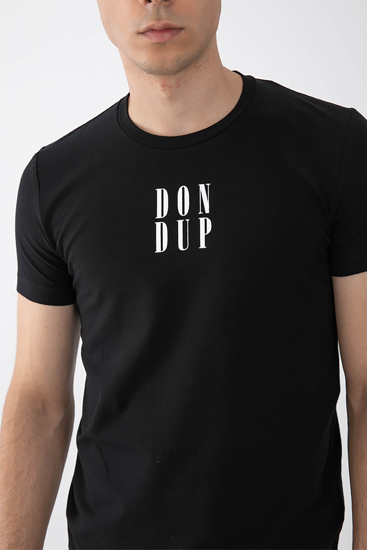 Dondup Yuvarlak Yaka Logolu Streç T-shirt-Libas Trendy Fashion Store