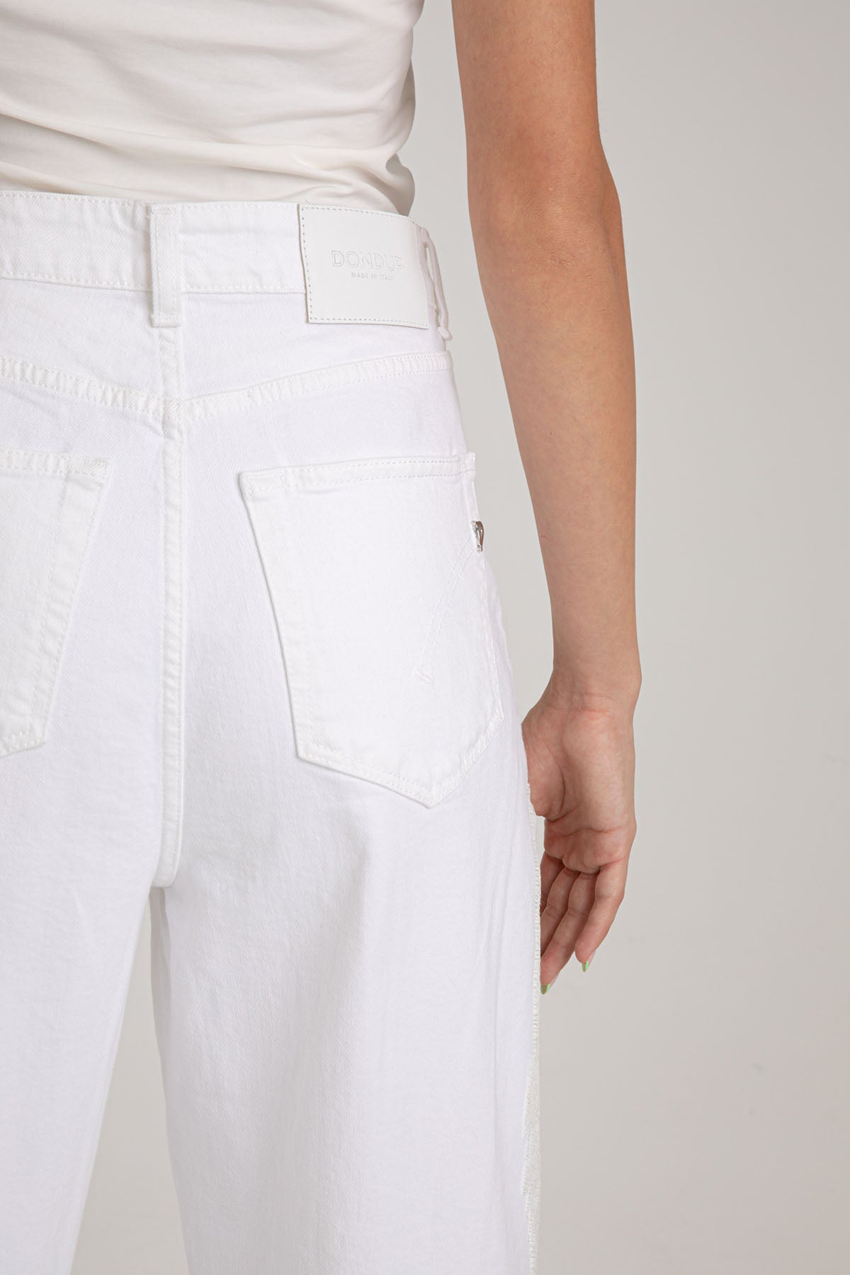 Dondup Claire Loose Fit Tek Pile Jeans-Libas Trendy Fashion Store