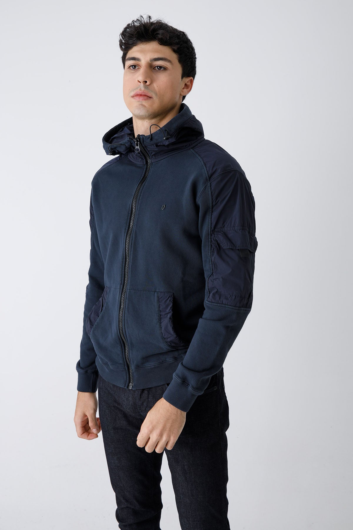 Dondup Kapüşonlu Fermuarlı Sweatshirt Ceket-Libas Trendy Fashion Store